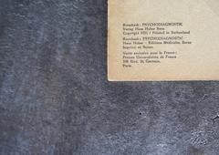 Original Set of Hermann Rorschach Inkblots from 1921