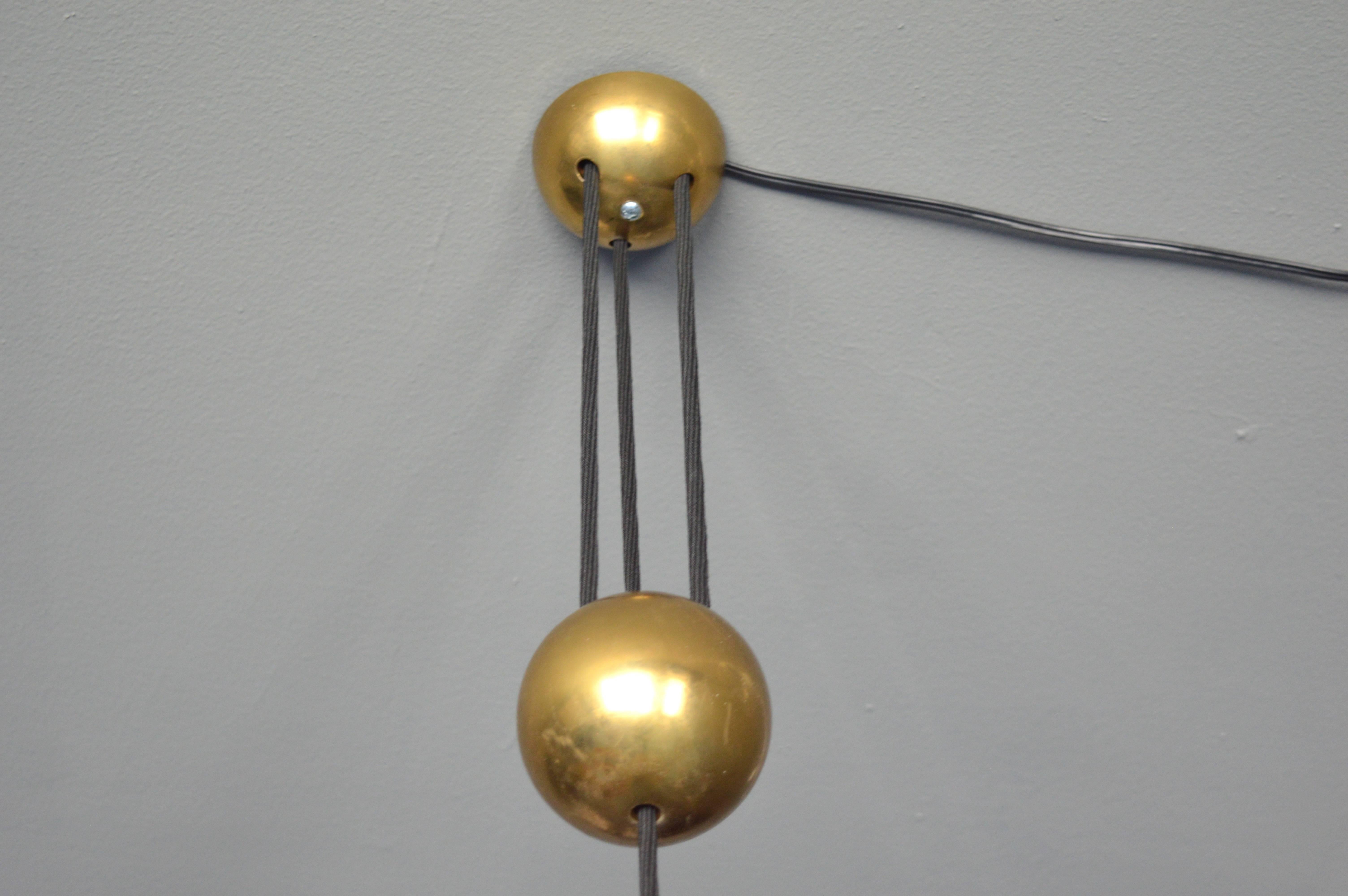 Florian Schulz Counter Balance Pendant In Excellent Condition In Los Angeles, CA