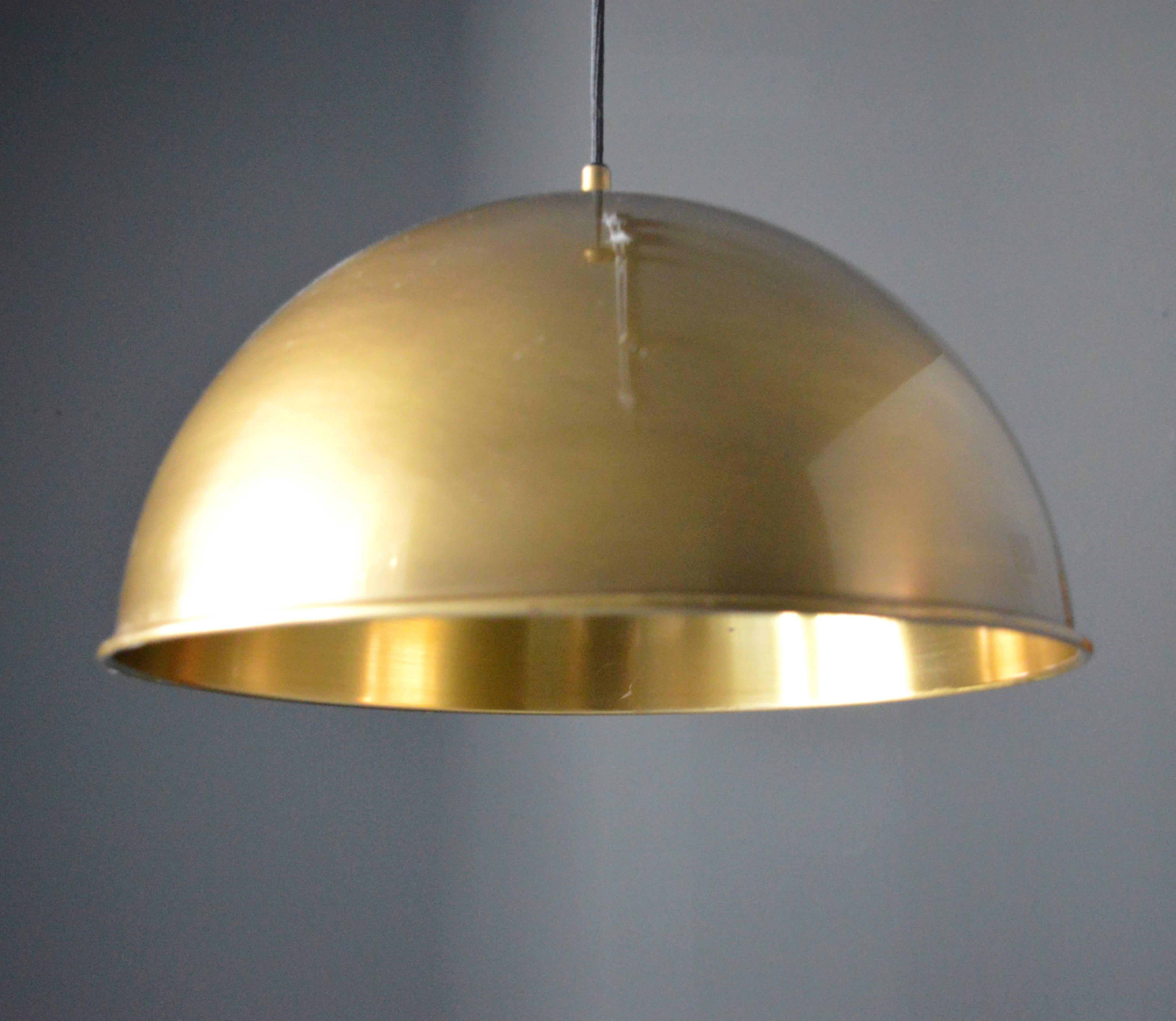Florian Schulz Dome Counter Balance Pendant In Excellent Condition In Los Angeles, CA