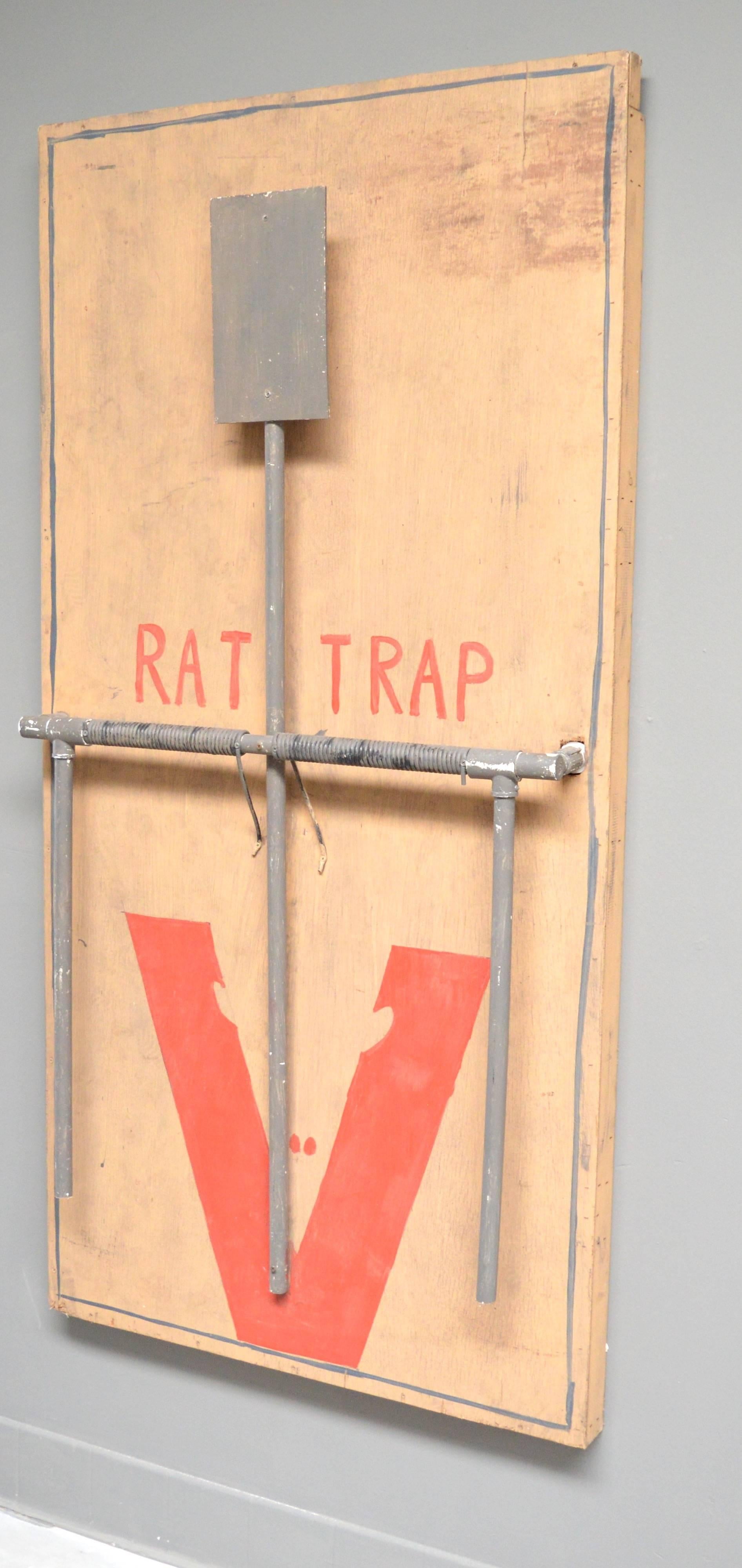 Giant Rat Trap In Excellent Condition In Los Angeles, CA