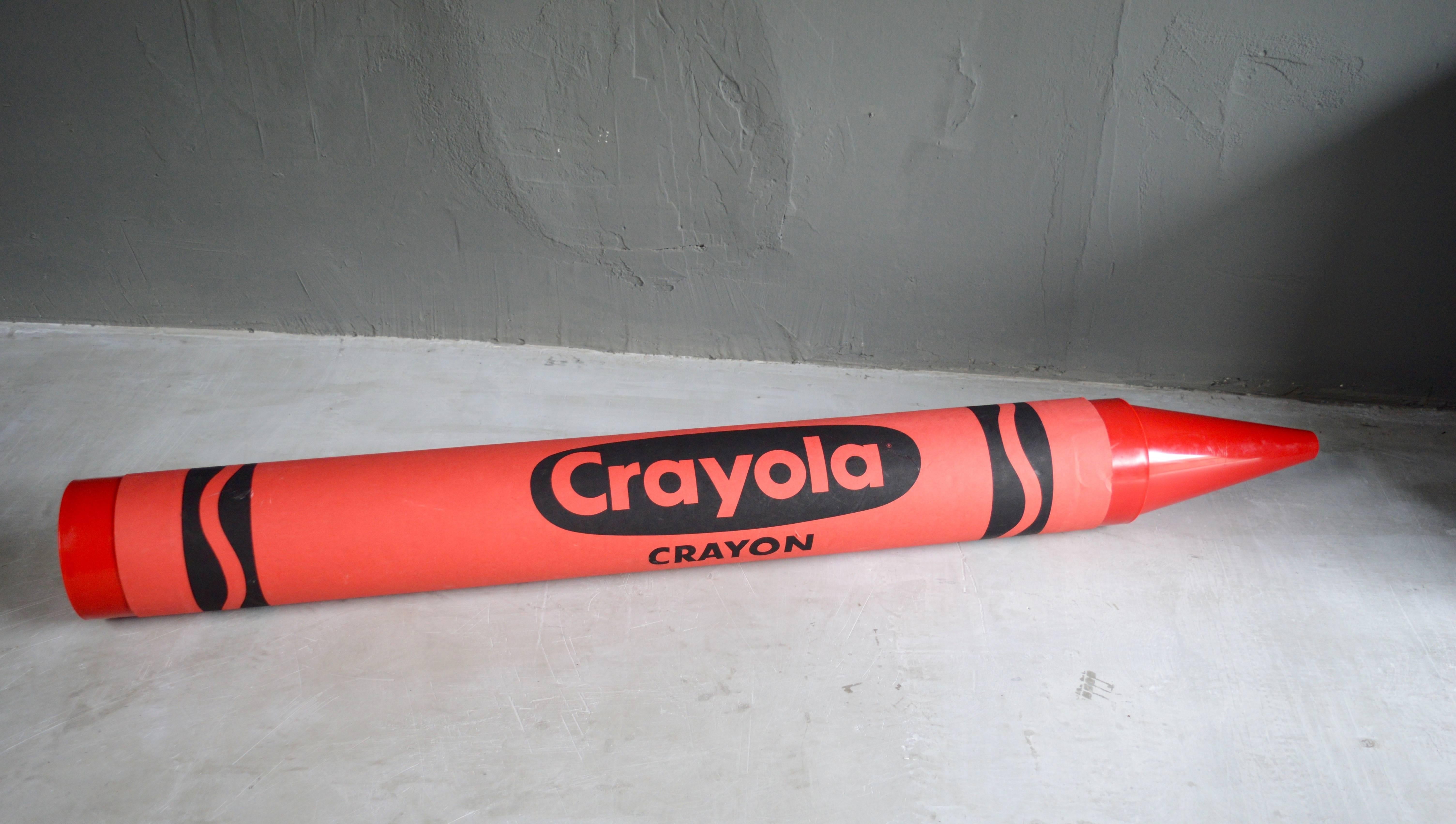 giant crayola crayon decor