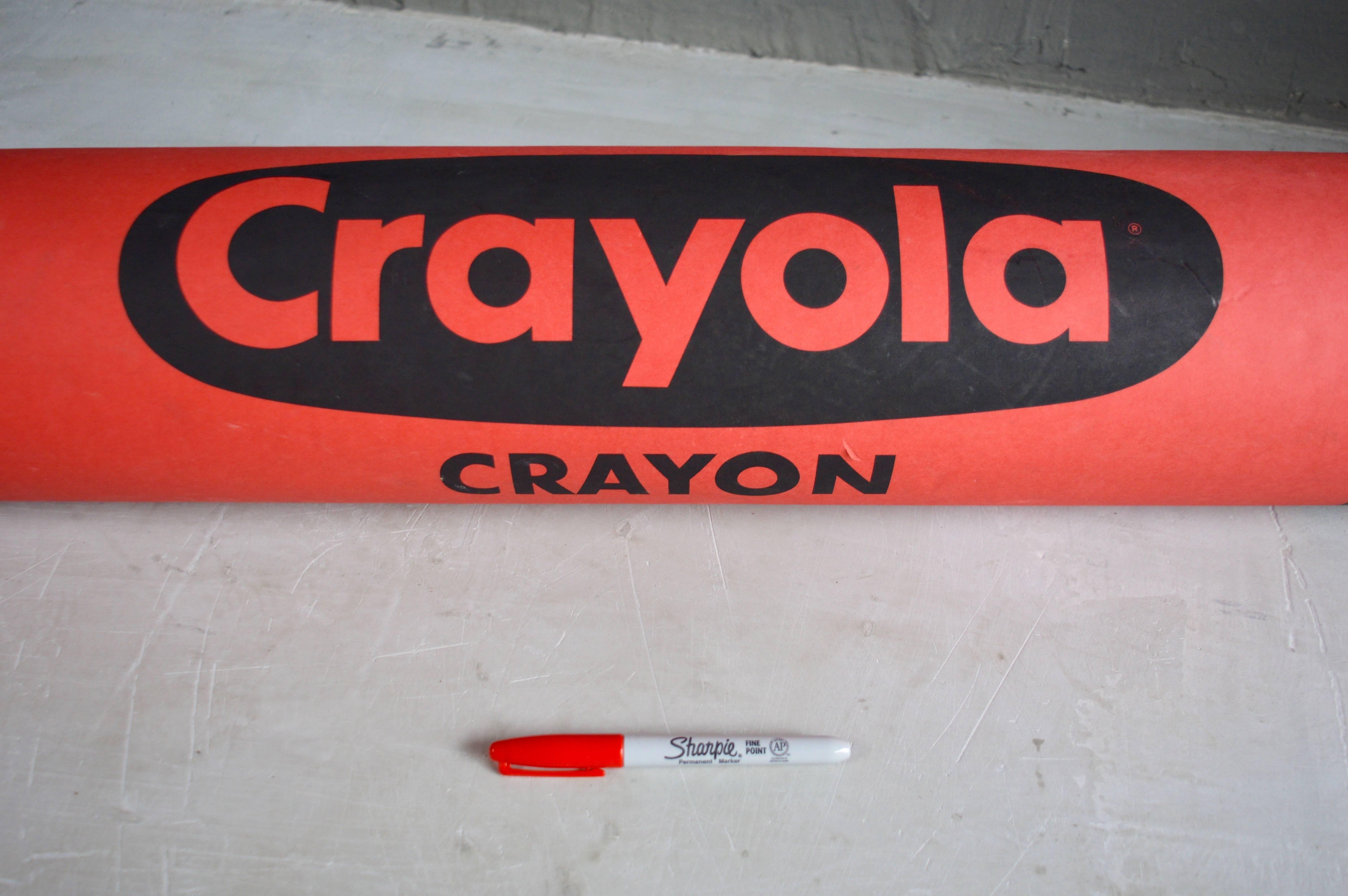 Crayon Crayola monumental Excellent état - En vente à Los Angeles, CA