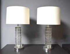 Beveled Glass Table Lamps