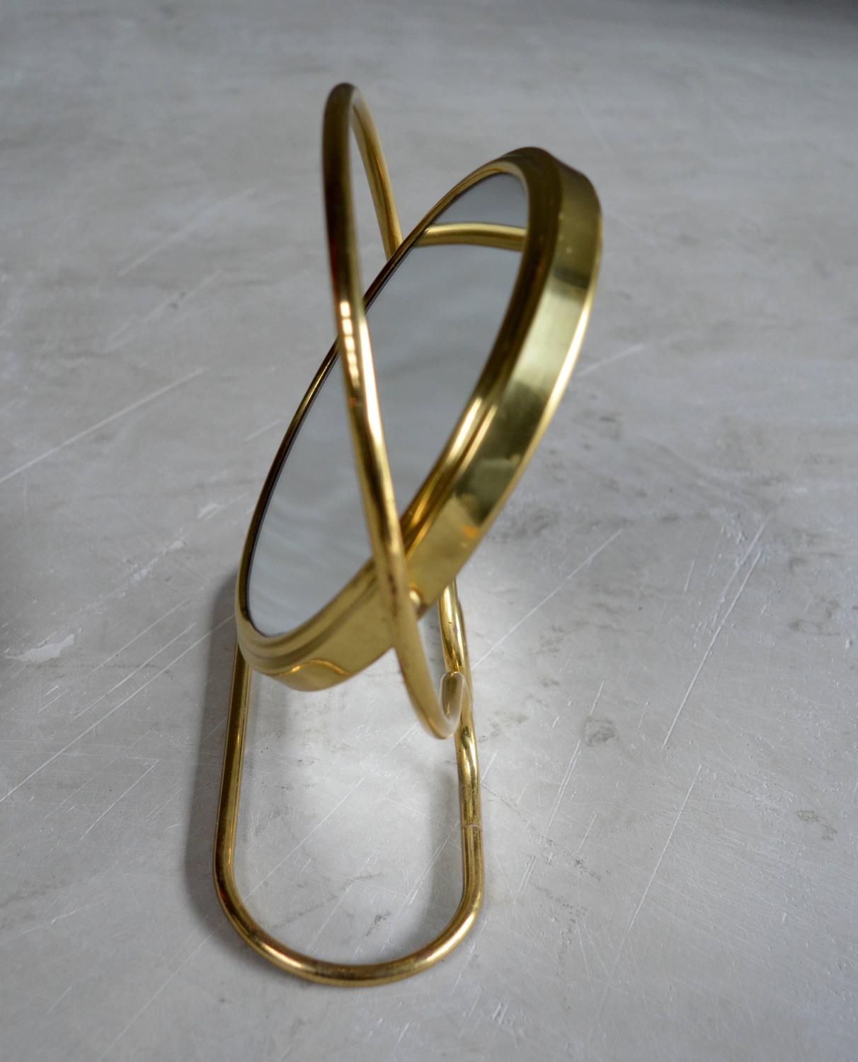 Petite French Vanity Mirror at 1stdibs