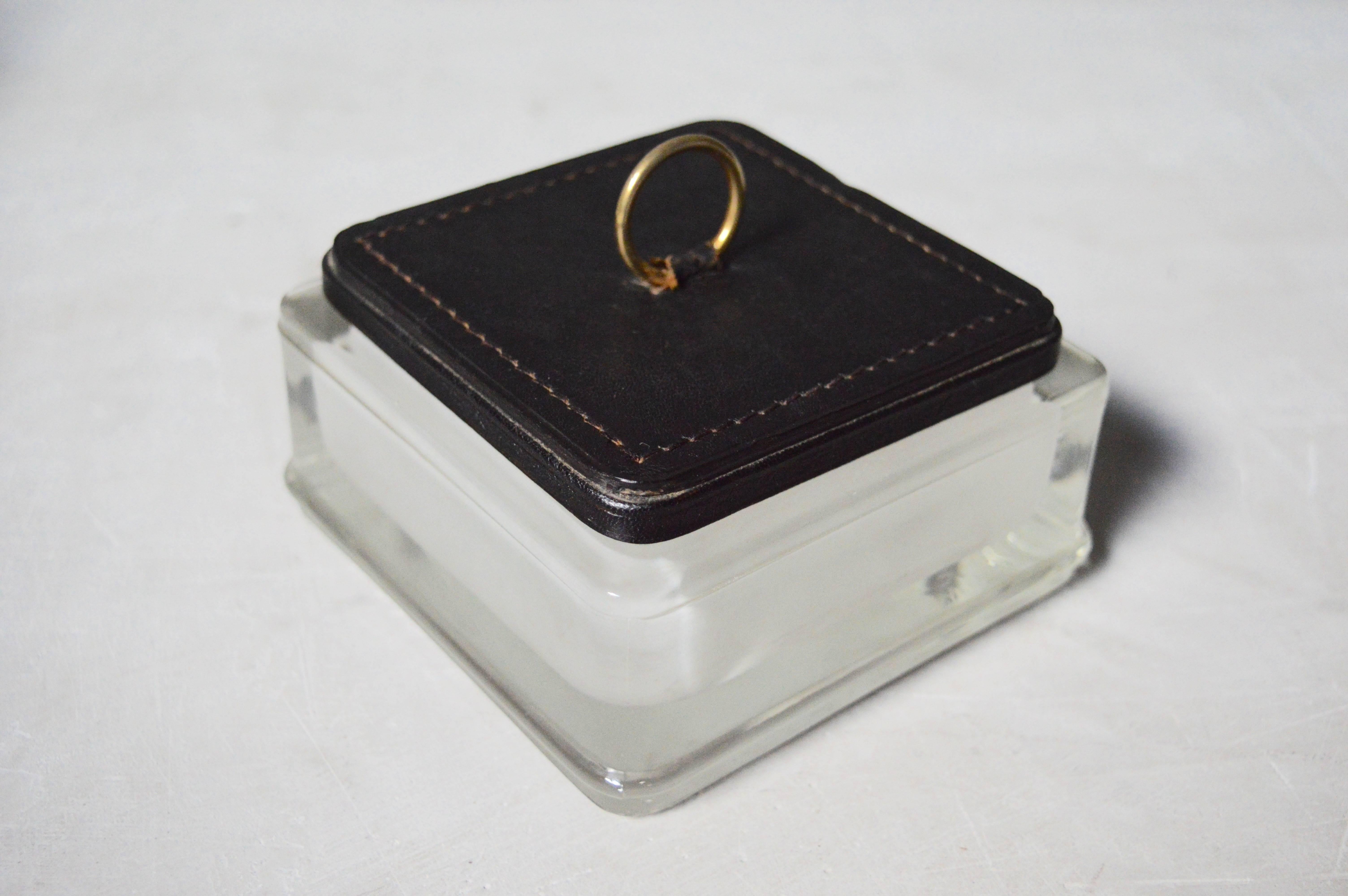 Mid-20th Century Jacques Adnet Box