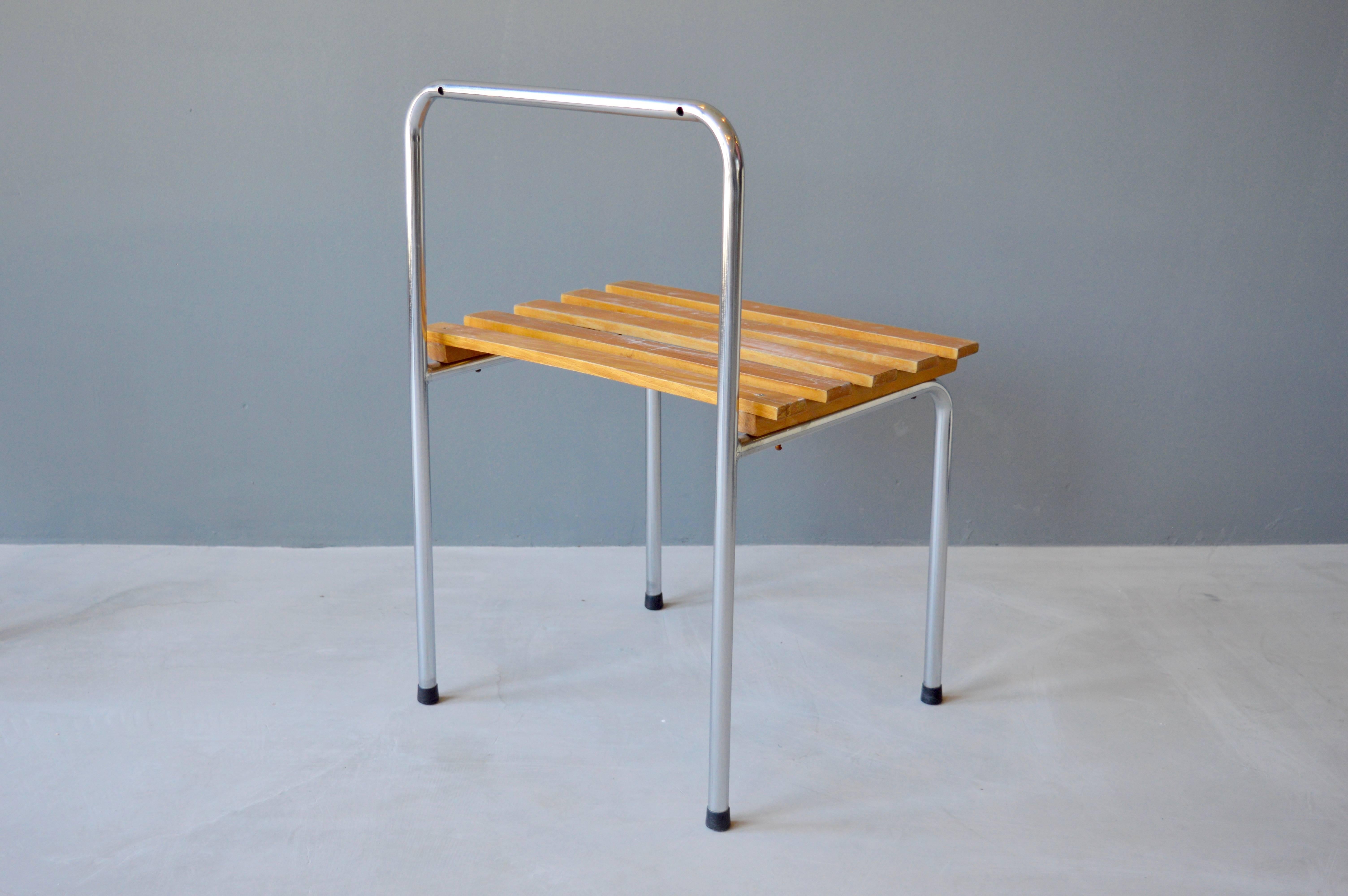 Late 20th Century Charlotte Perriand Luggage Racks-Stools for Les Arcs For Sale