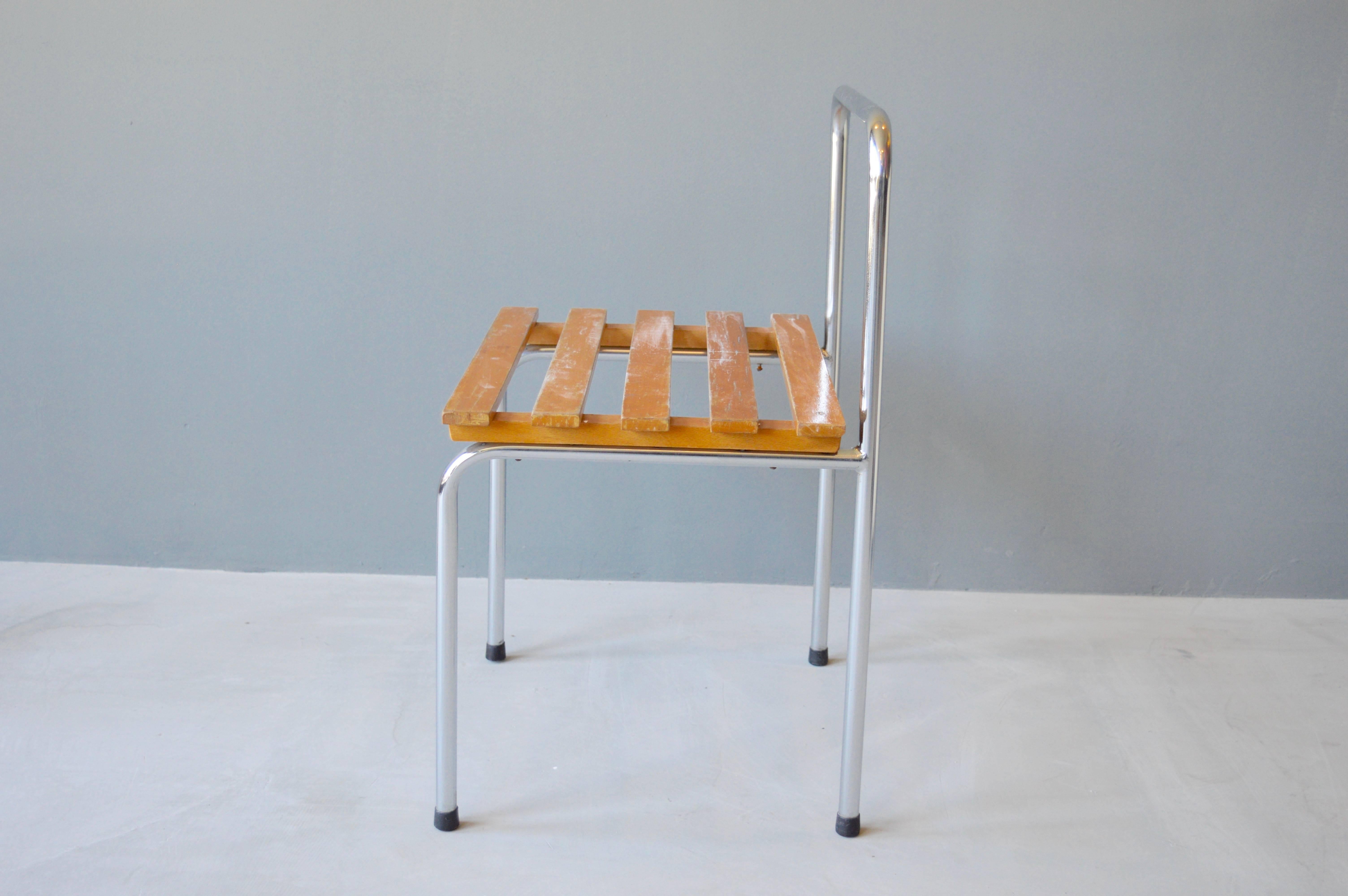 Charlotte Perriand Luggage Racks-Stools for Les Arcs For Sale 2