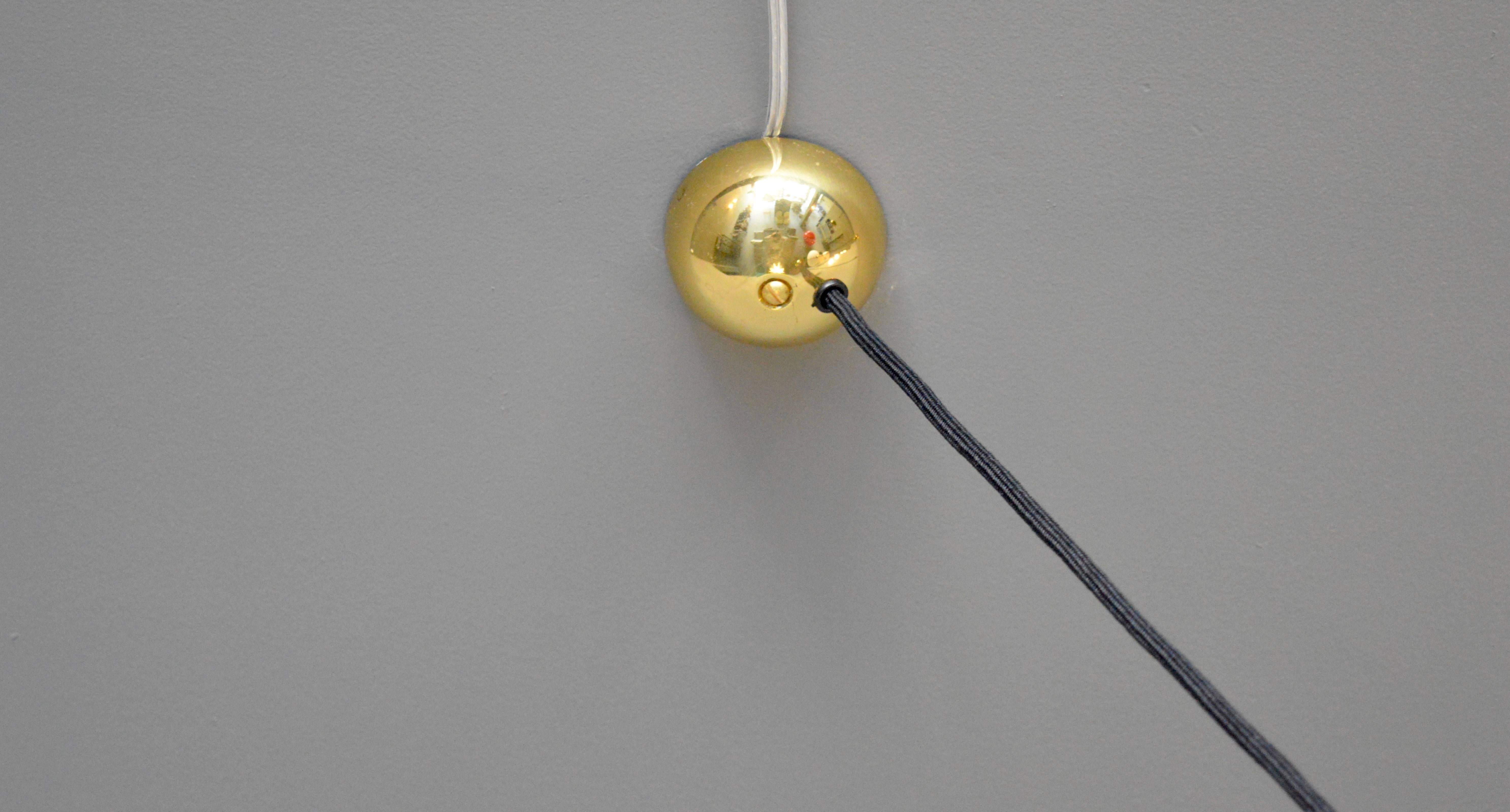 Florian Schulz Counter Balance Light with Brass Rod 3