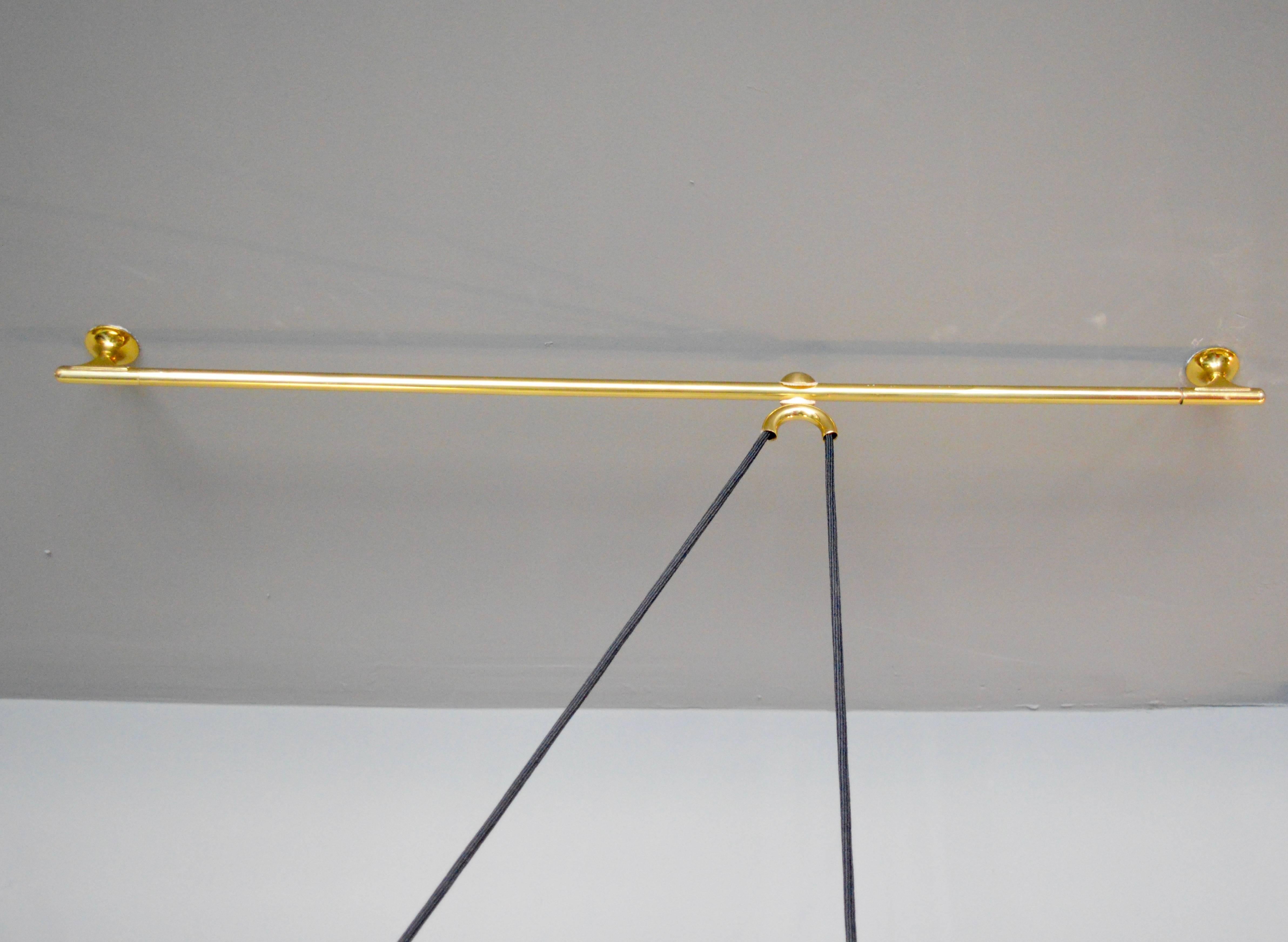 Florian Schulz Counter Balance Light with Brass Rod 1