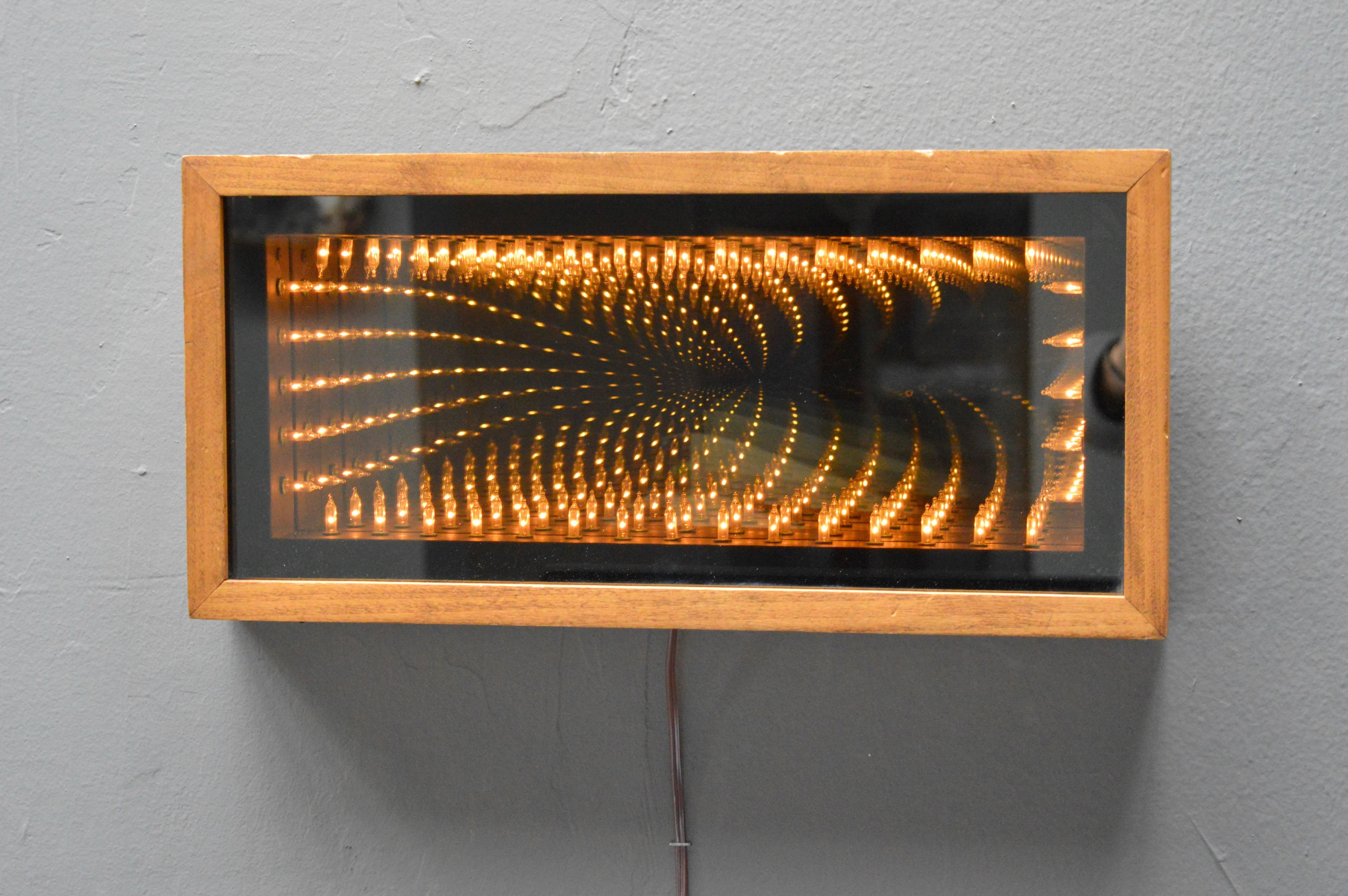 infinity mirror necklace