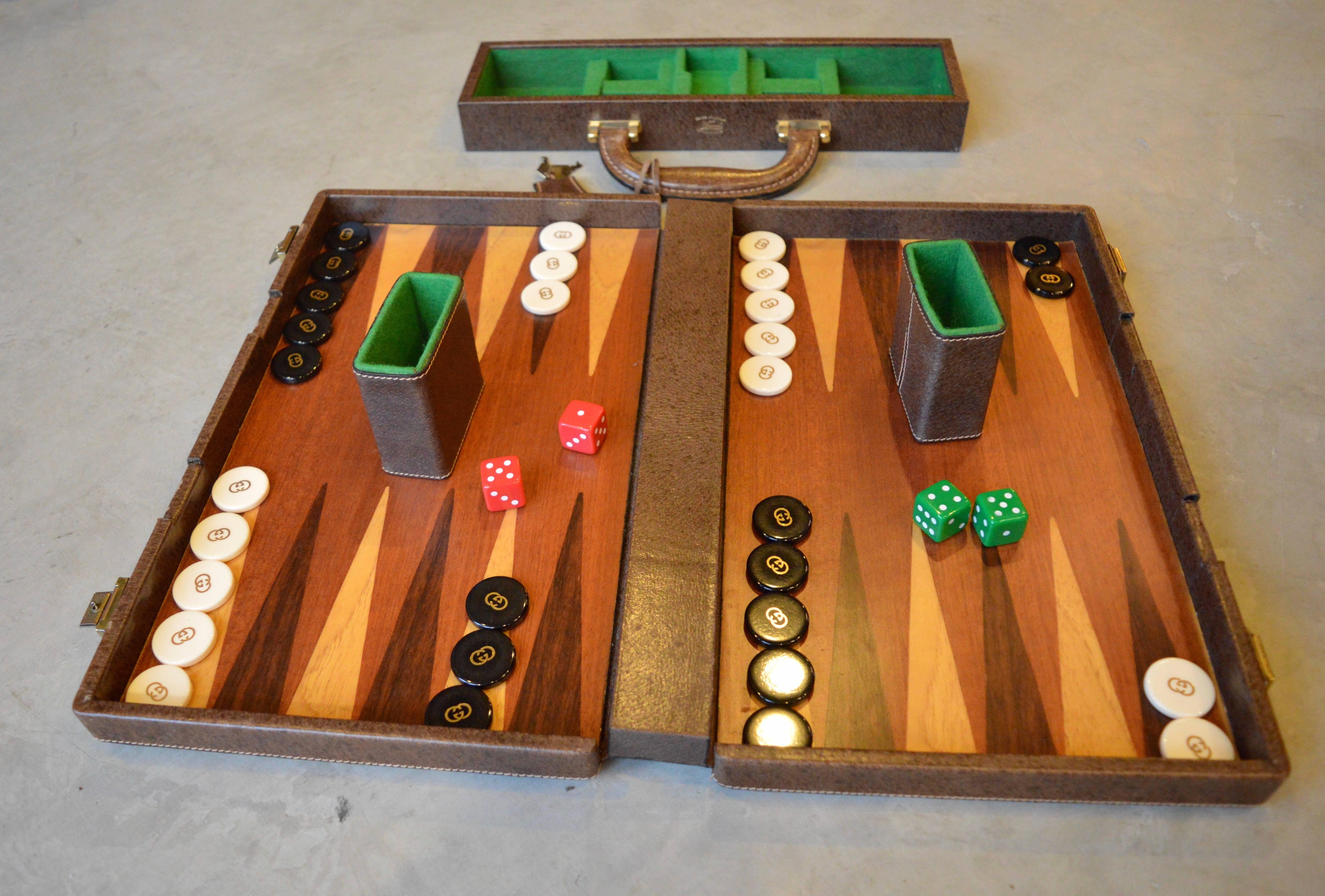 gucci backgammon board