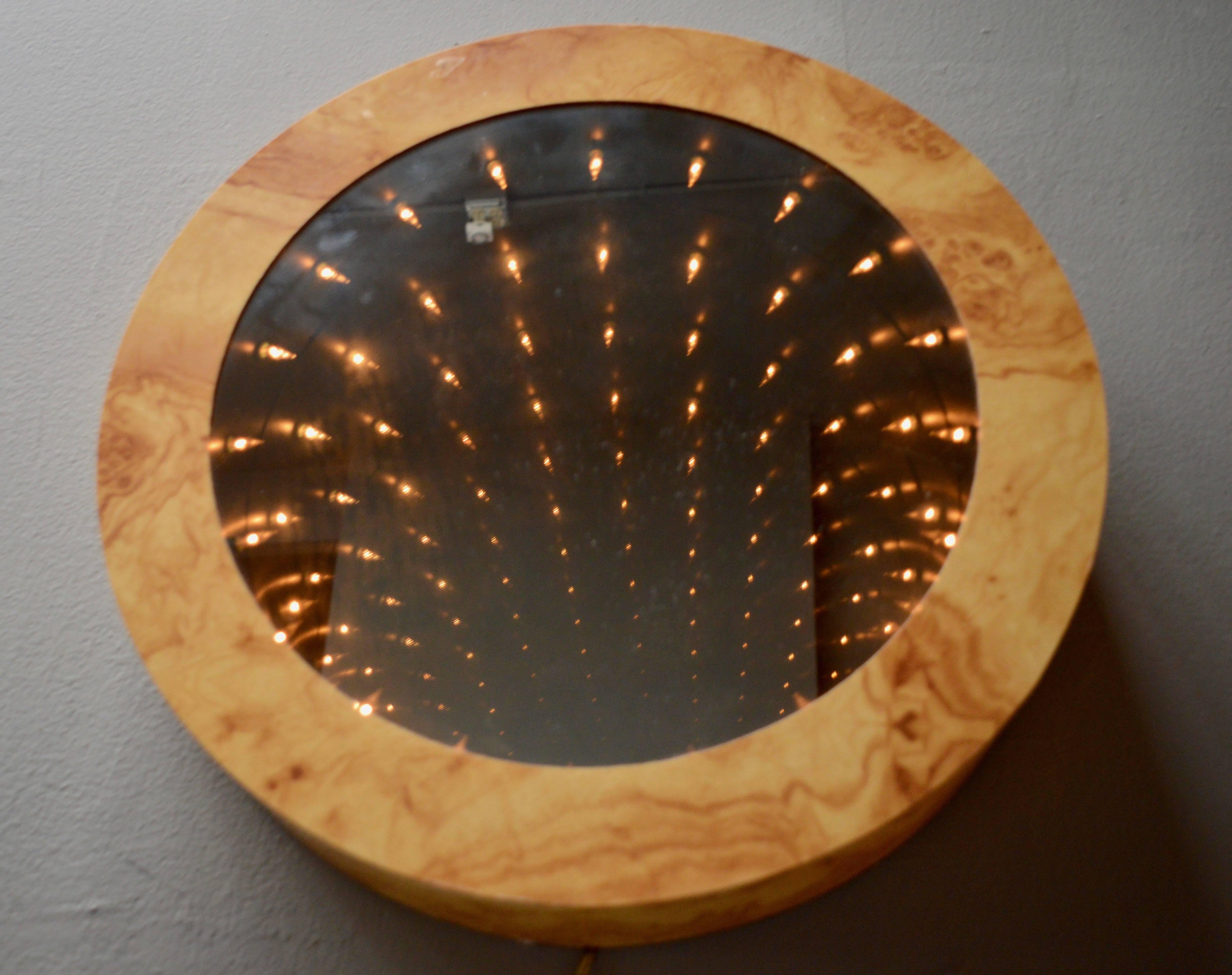 burl mirror