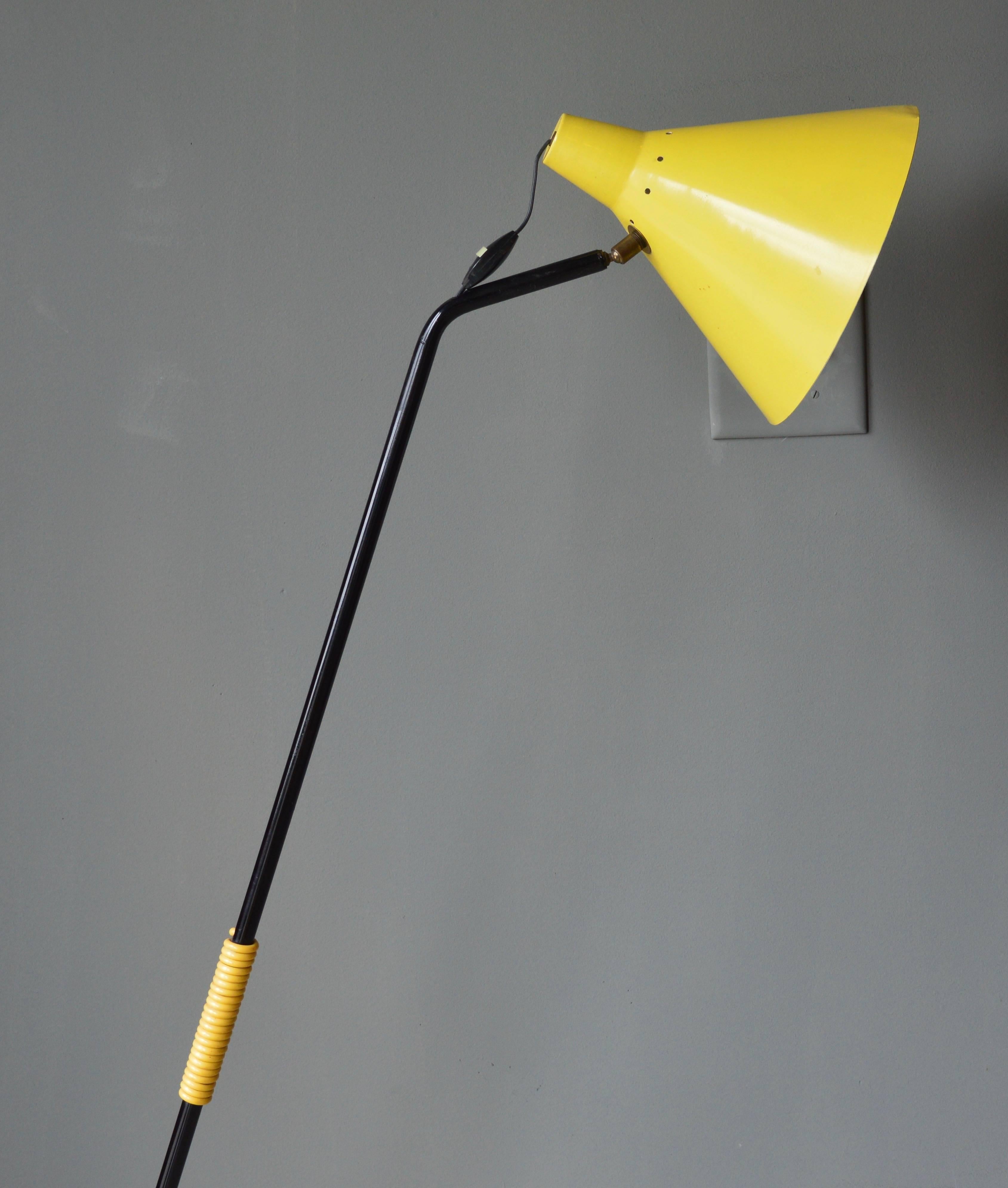 Mid-20th Century Grasshopper Lamp in the Style of Svend Aage Holm Sorensen For Sale