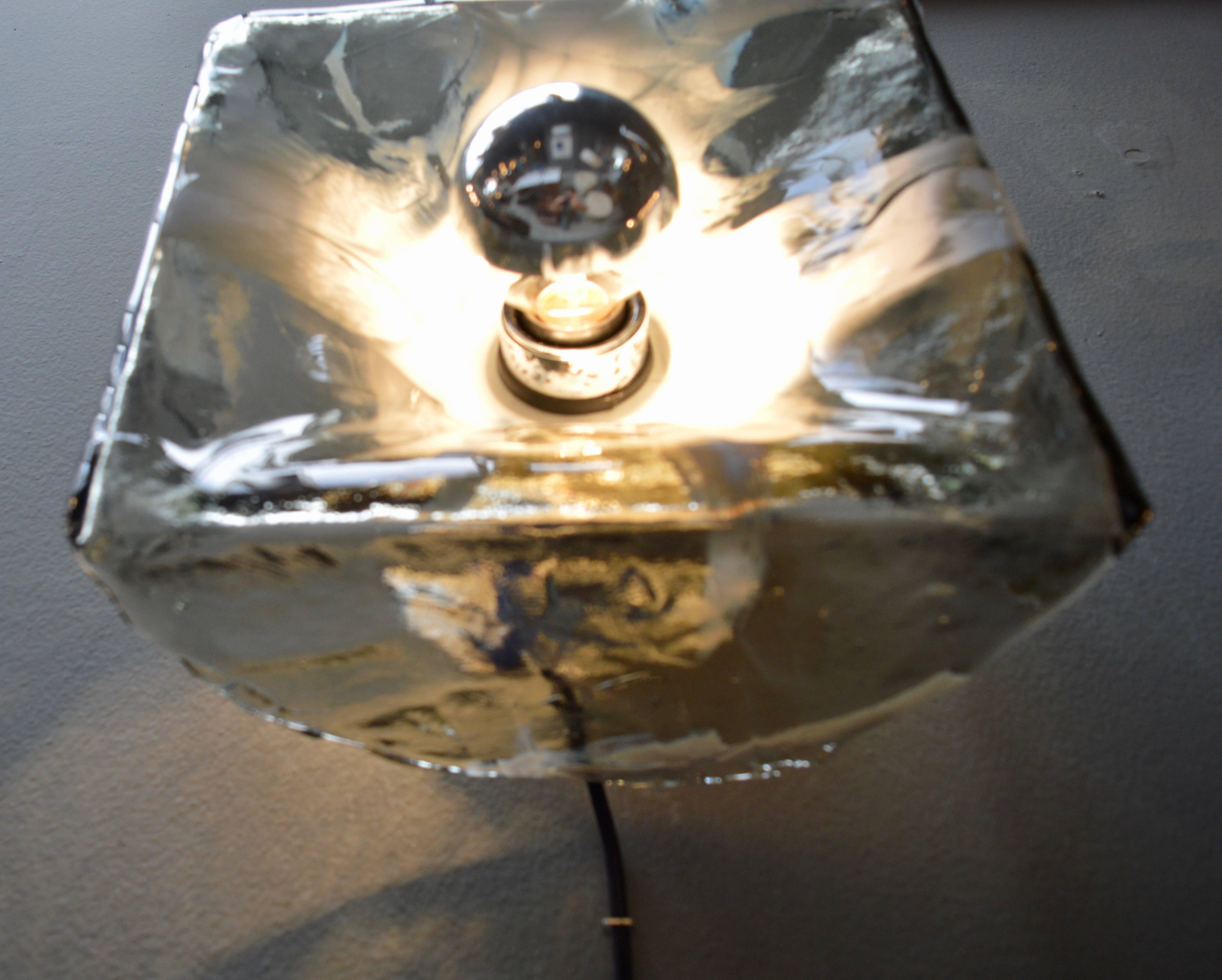 Mid-20th Century Murano Glass Massive Sconce