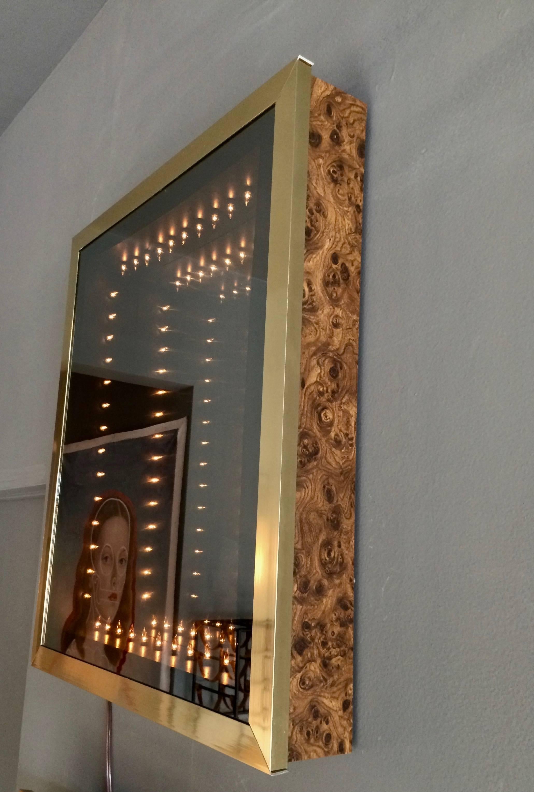 bronze infinity mirror