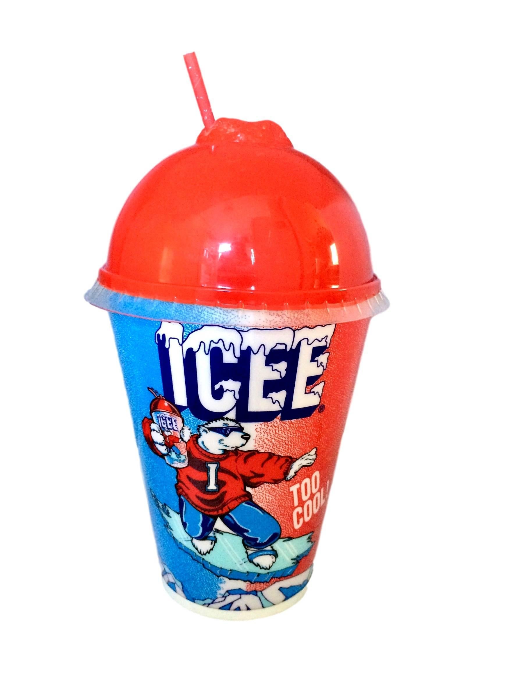 Vintage Icee cup light. Great piece of movie-going ephemera. Great nightlight for a kid's room or pop art for the house. Excellent vintage condition.