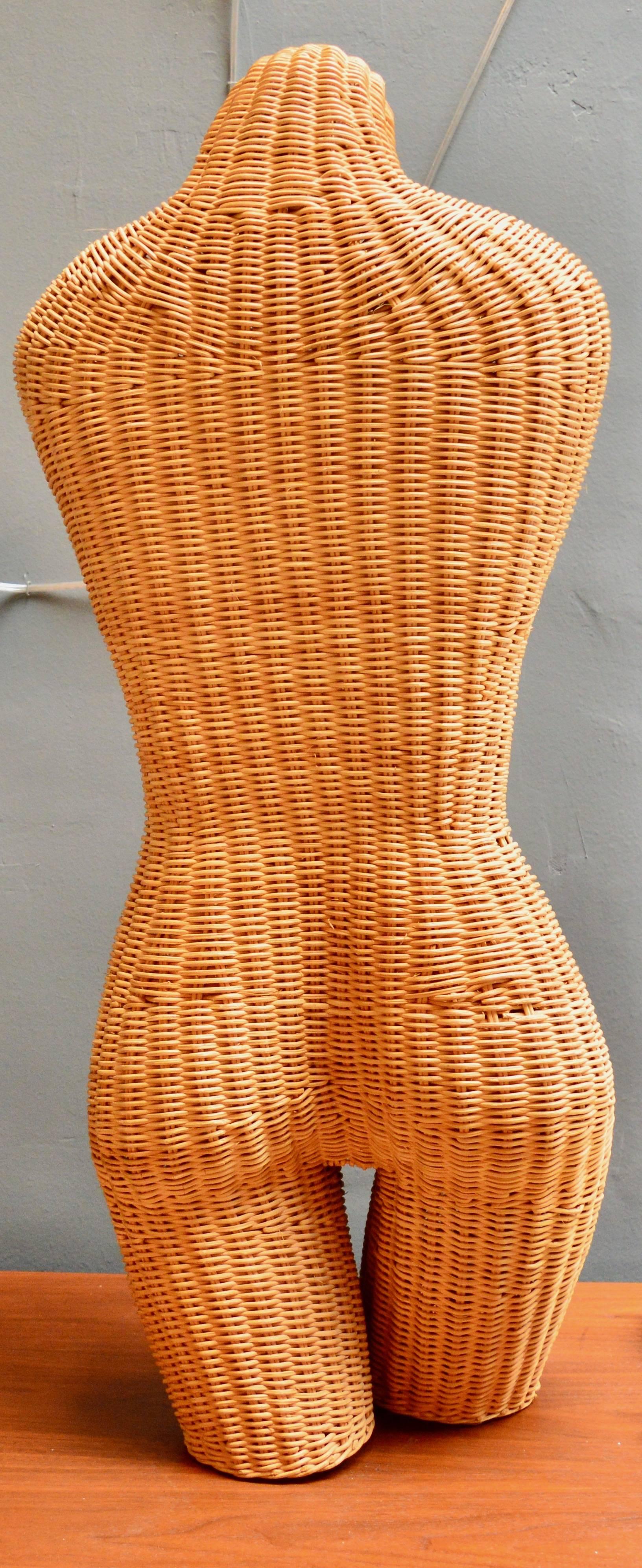 wicker mannequin for sale