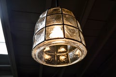 Iron and Glass Pendant