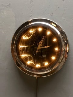 Vintage Infinity Mirror Clock