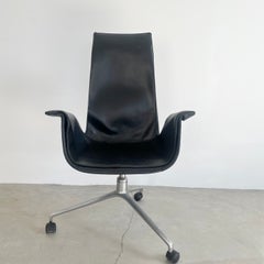 Fabricius Kastholm Leather 'Bird' Chairs