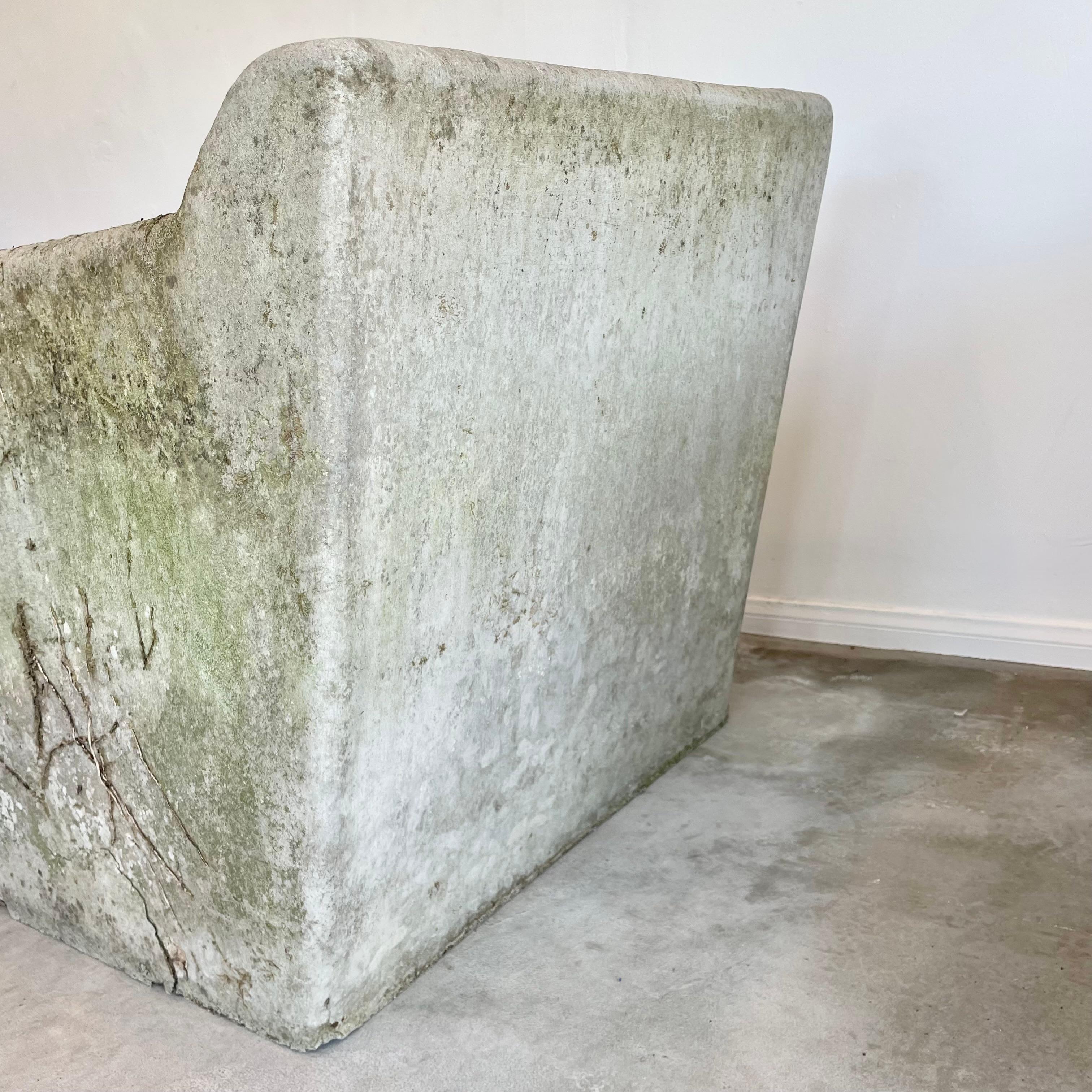 Pair of Sculptural Concrete Club Chairs, 1940s Belgium For Sale 12