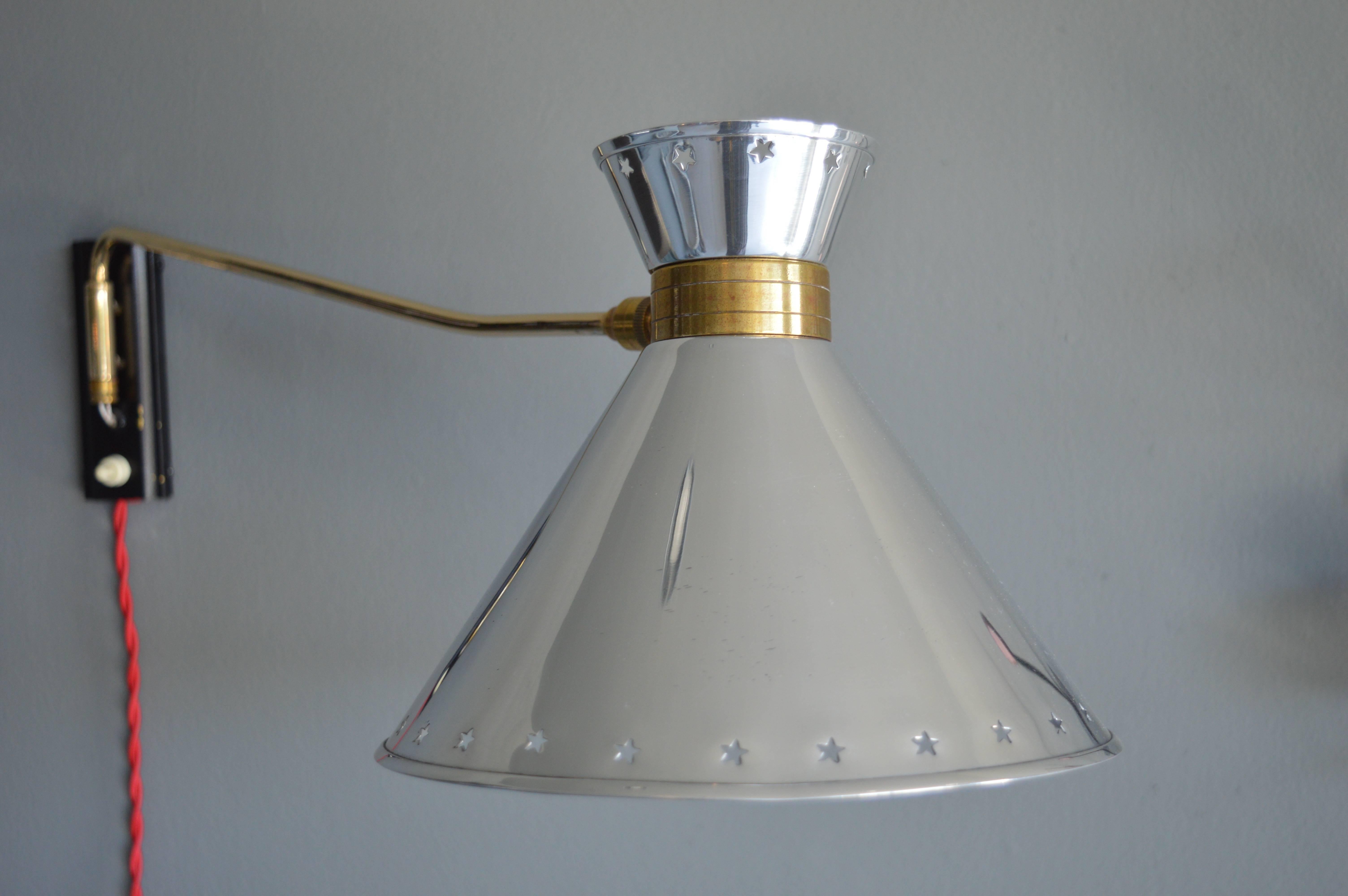French Swing Arm Sconce by Lunel