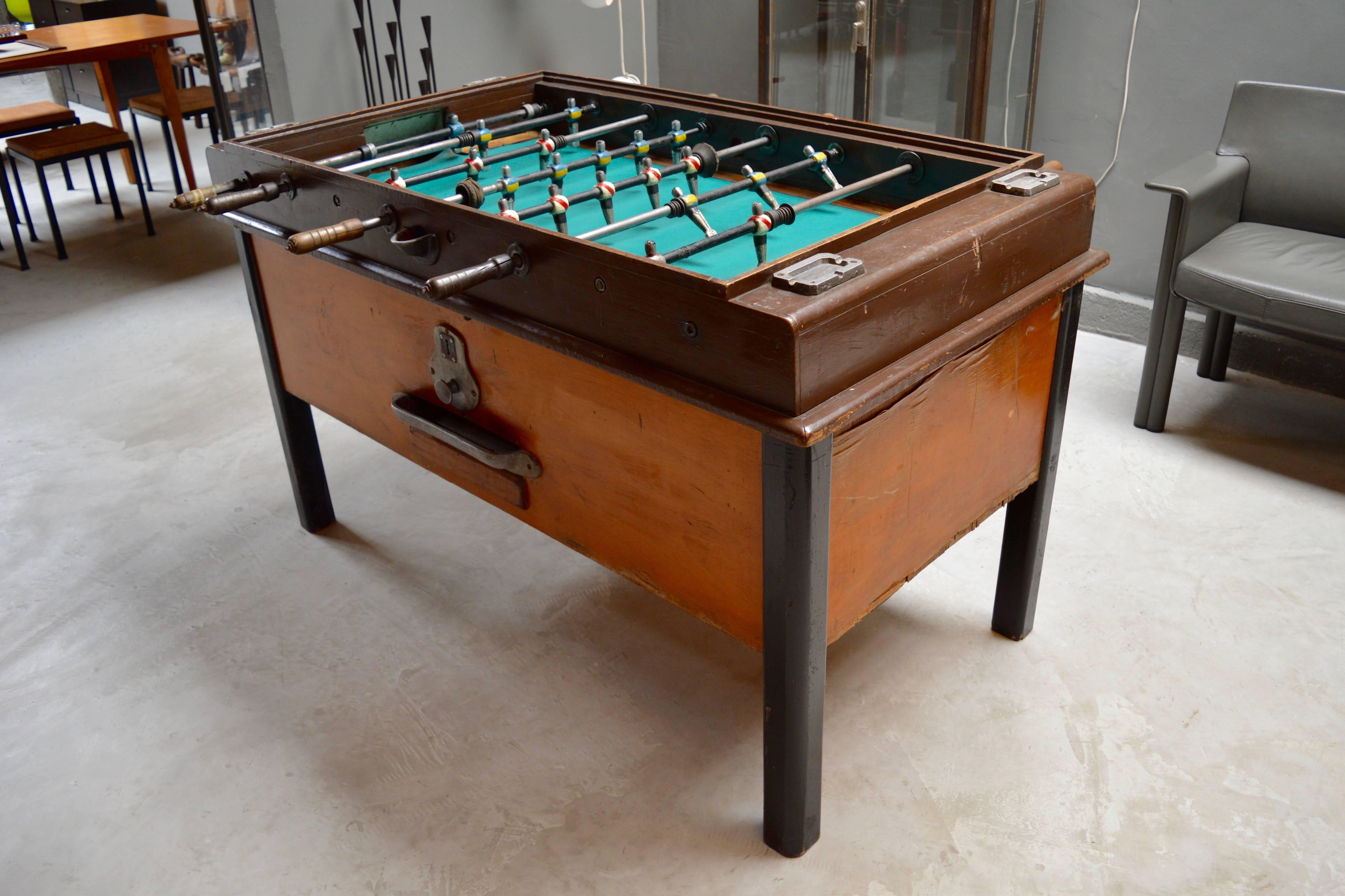 mid century foosball table