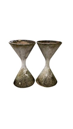 Massive Willy Guhl Hourglass Planters