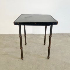 Beistelltisch von Jacques Adnet, Frankreich, 1950er Jahre