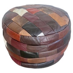 De Sede Multicolor Patchwork Ottoman, 1970s Switzerland