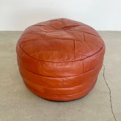 De Sede Red Patchwork Ottoman, 1970s Switzerland