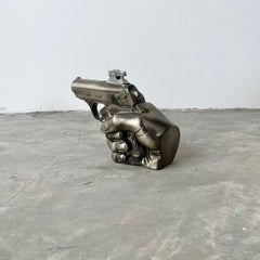 Walther PPK Pistol Hand Table Lighter, 1960s Japan