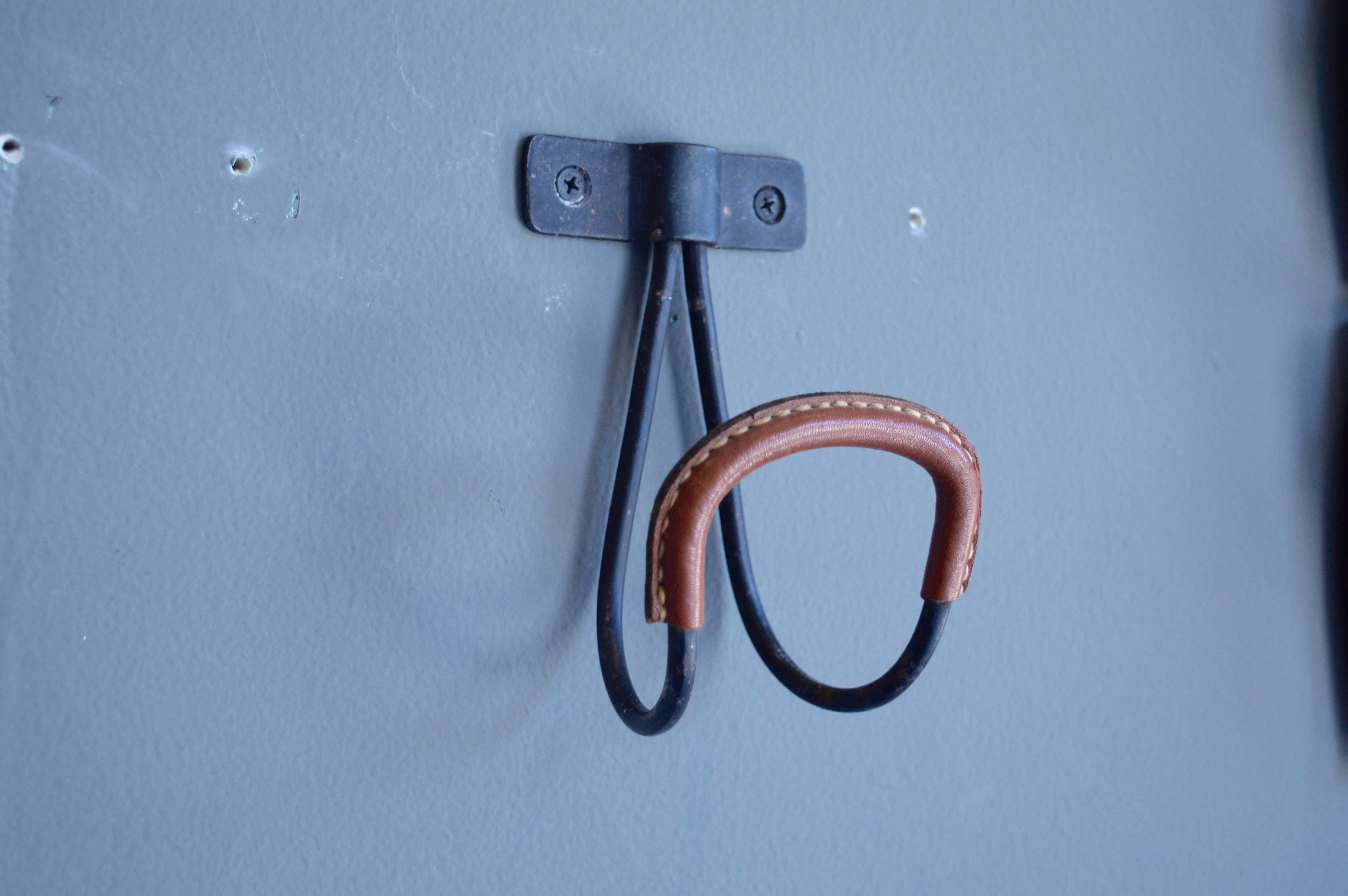 leather wall hooks