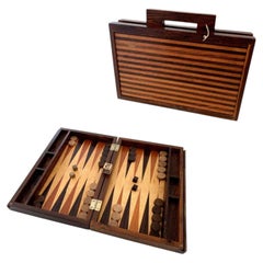 Set da backgammon in legno di palissandro