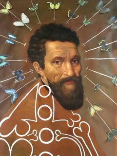 Monumental Original "Chasing Butterflies" Oil Painting by Butch Anthony
