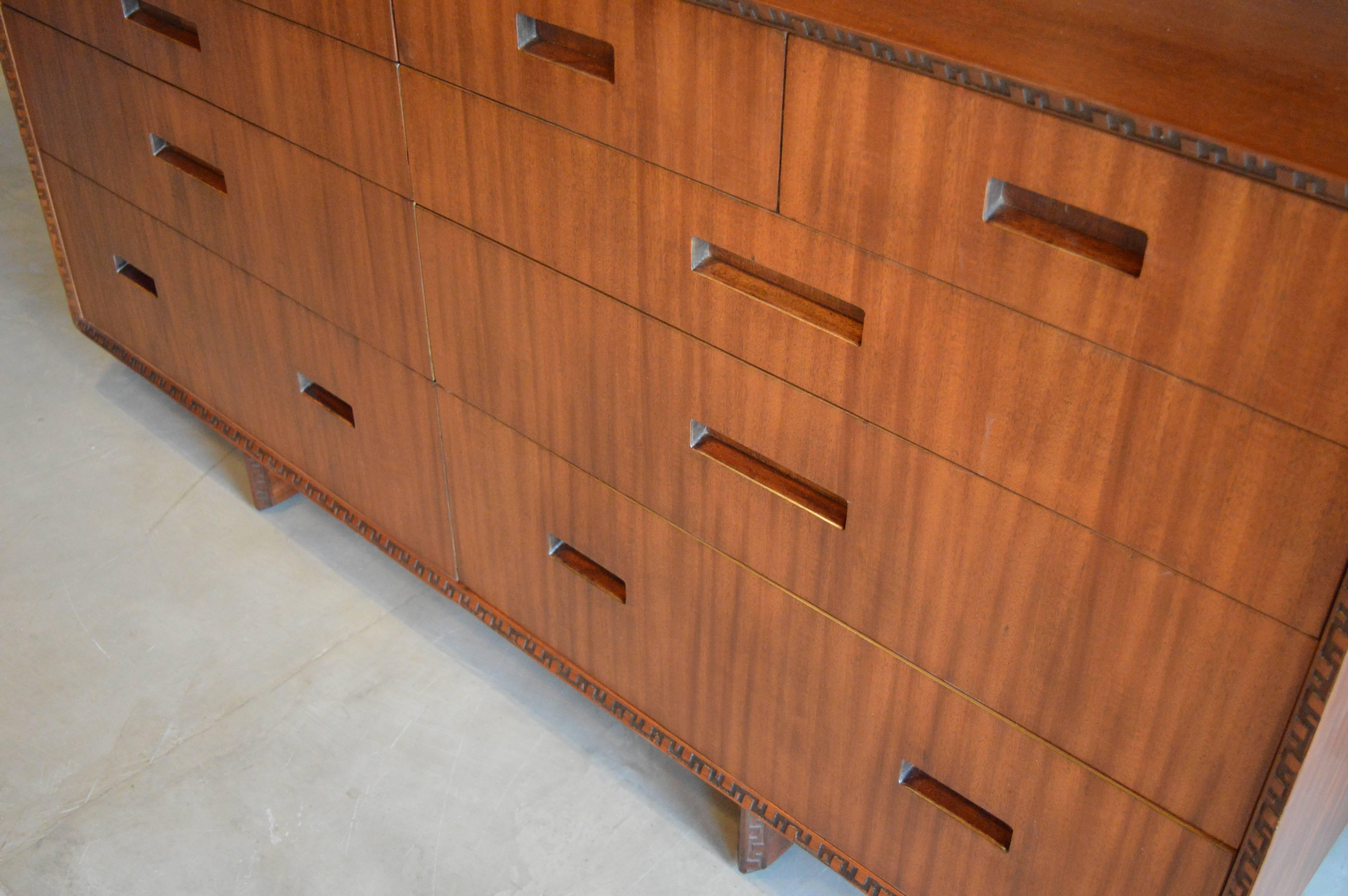 Mid-20th Century Frank Lloyd Wright Dresser