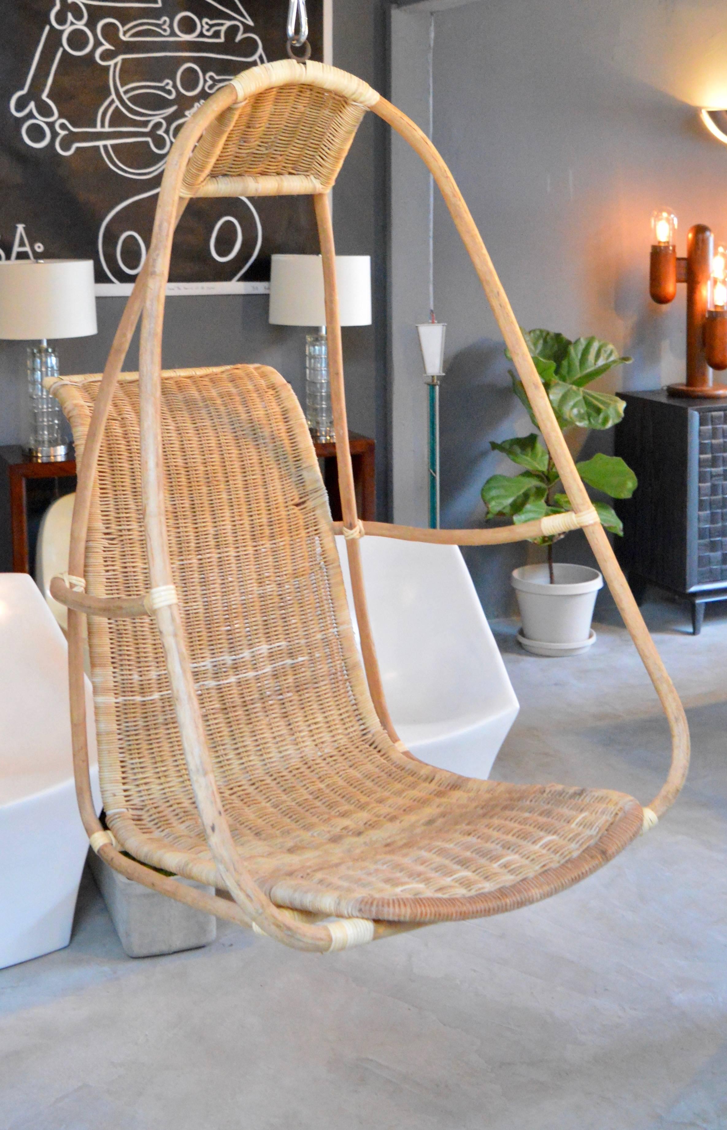 hanging chair bamboo