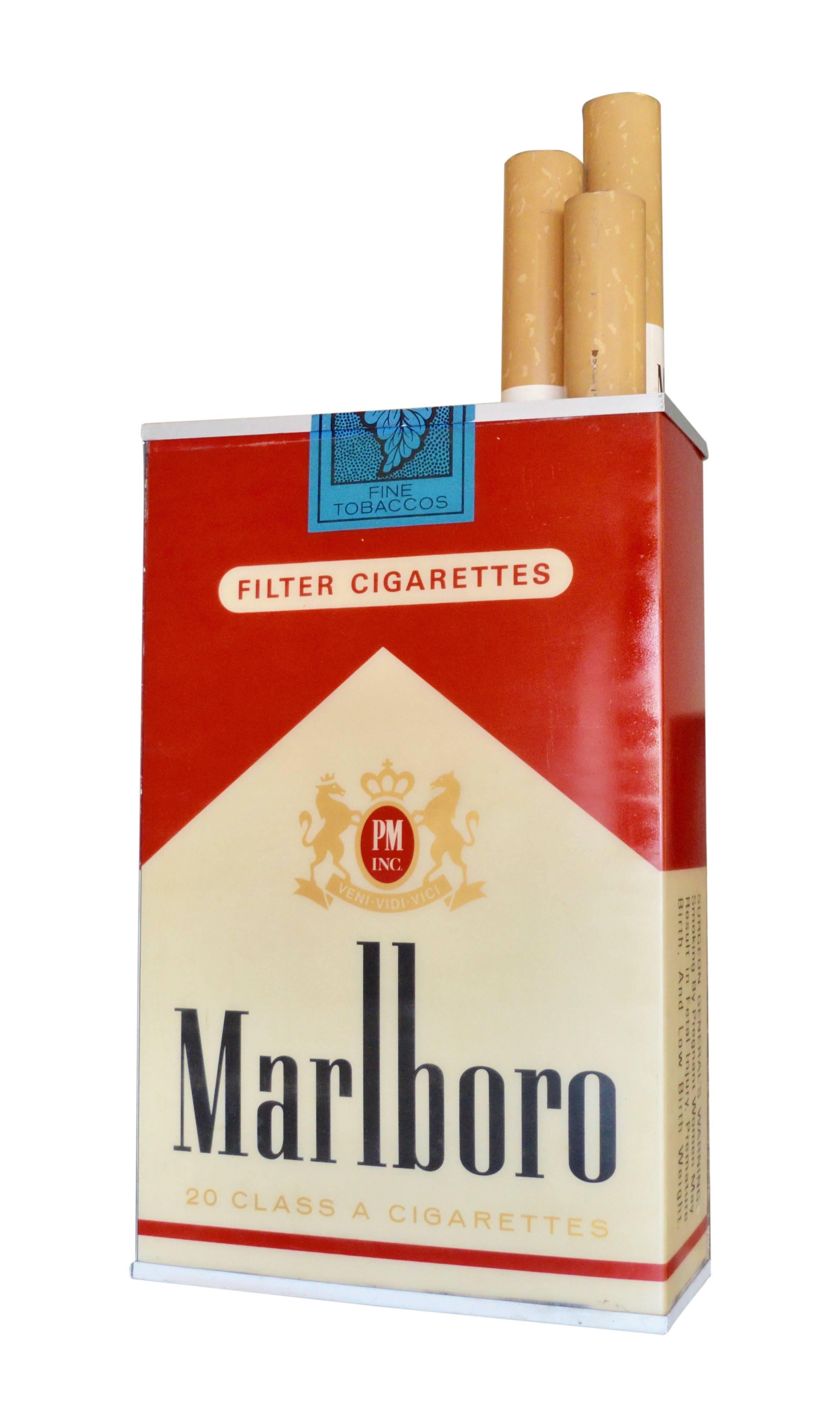 Massive Vintage Marlboro Light Up Cigarette Pack At 1stdibs Marlboro Light Up Sign Vintage