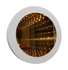 Vintage Round Infinity Mirror