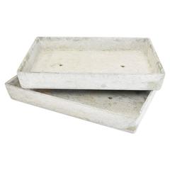 Pair of Willy Guhl Cement Trays or Planters