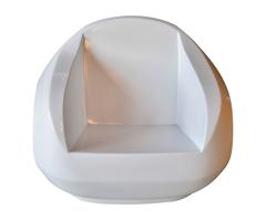 Rare Sculptural Fiberglass Chair