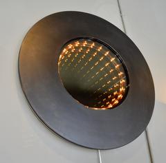 Round Vintage Infinity Mirror