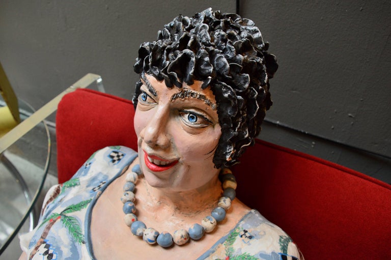 Life Sized Plaster Sculpture For Sale at 1stDibs