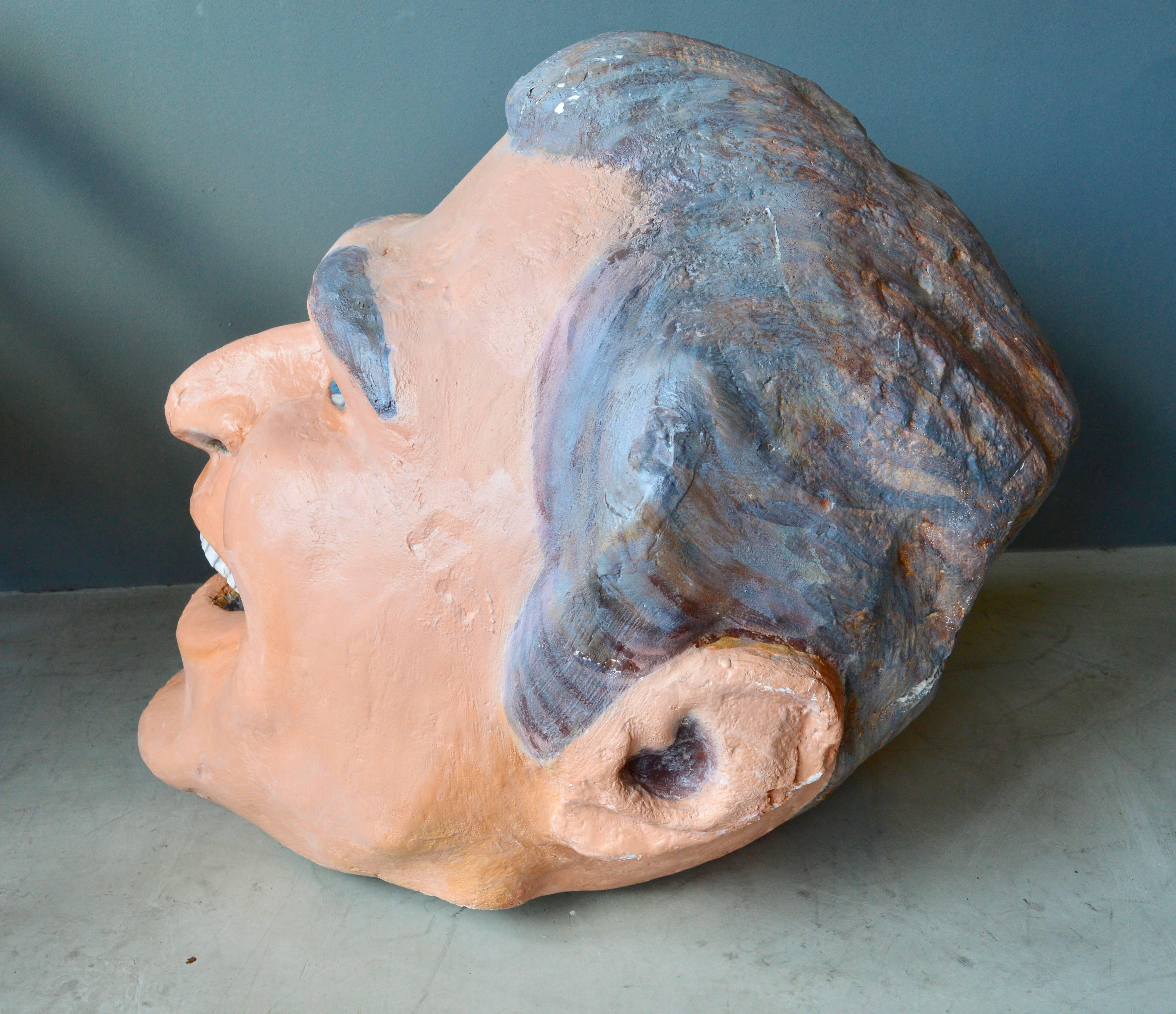 Tête sculpturale monumentale de George Bush Bon état - En vente à Los Angeles, CA