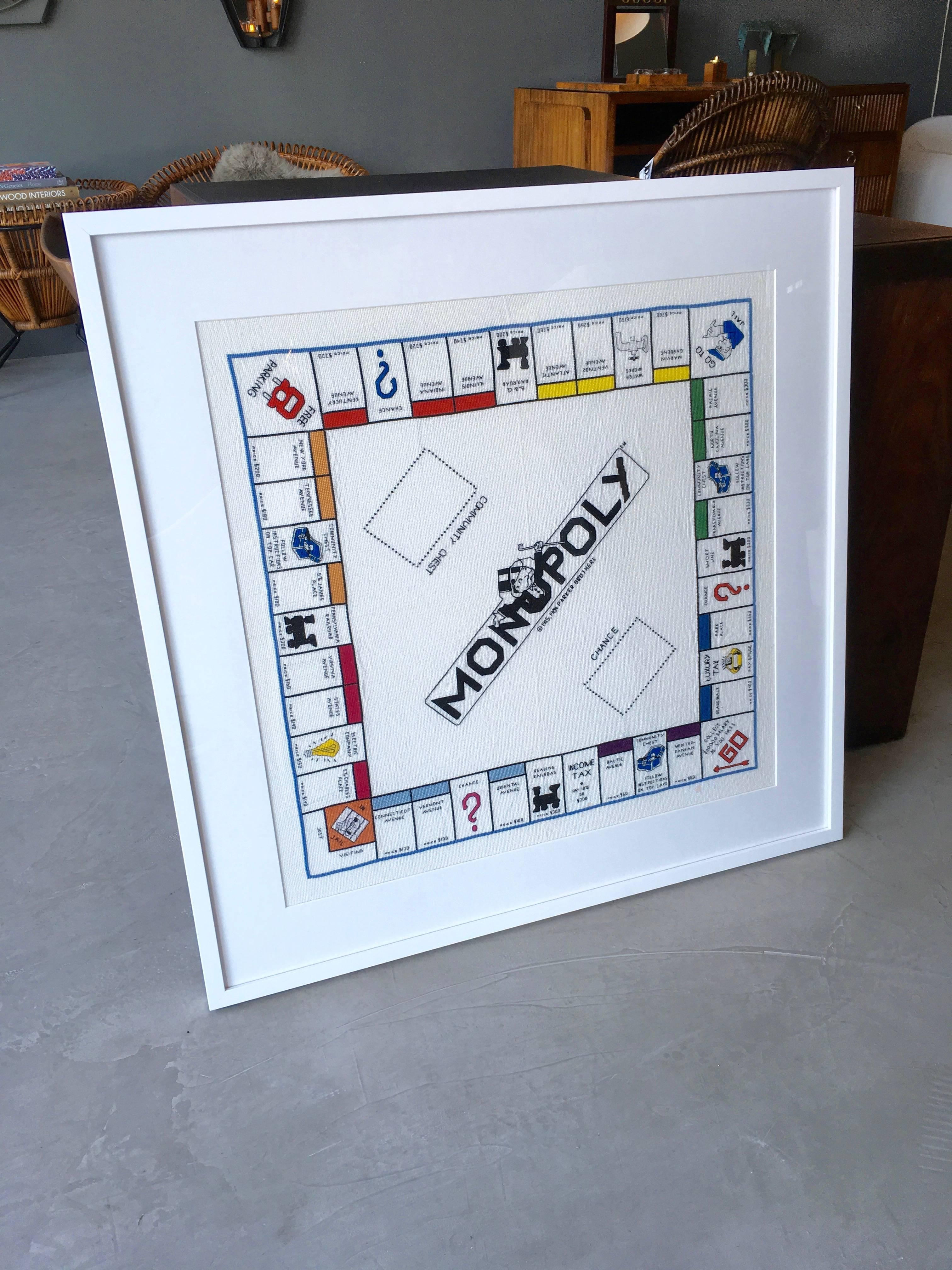 handmade monopoly board
