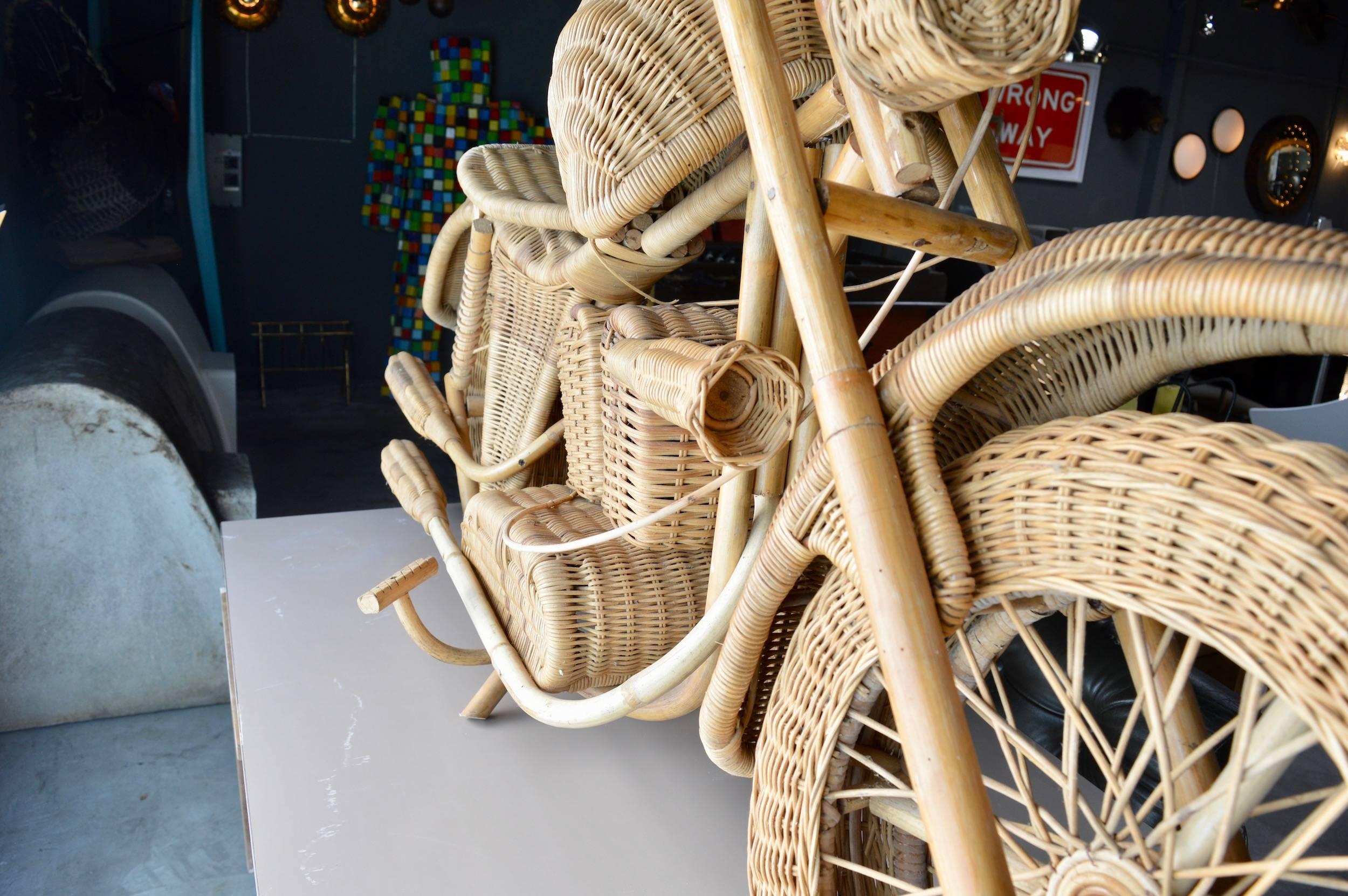 wicker motorcycle