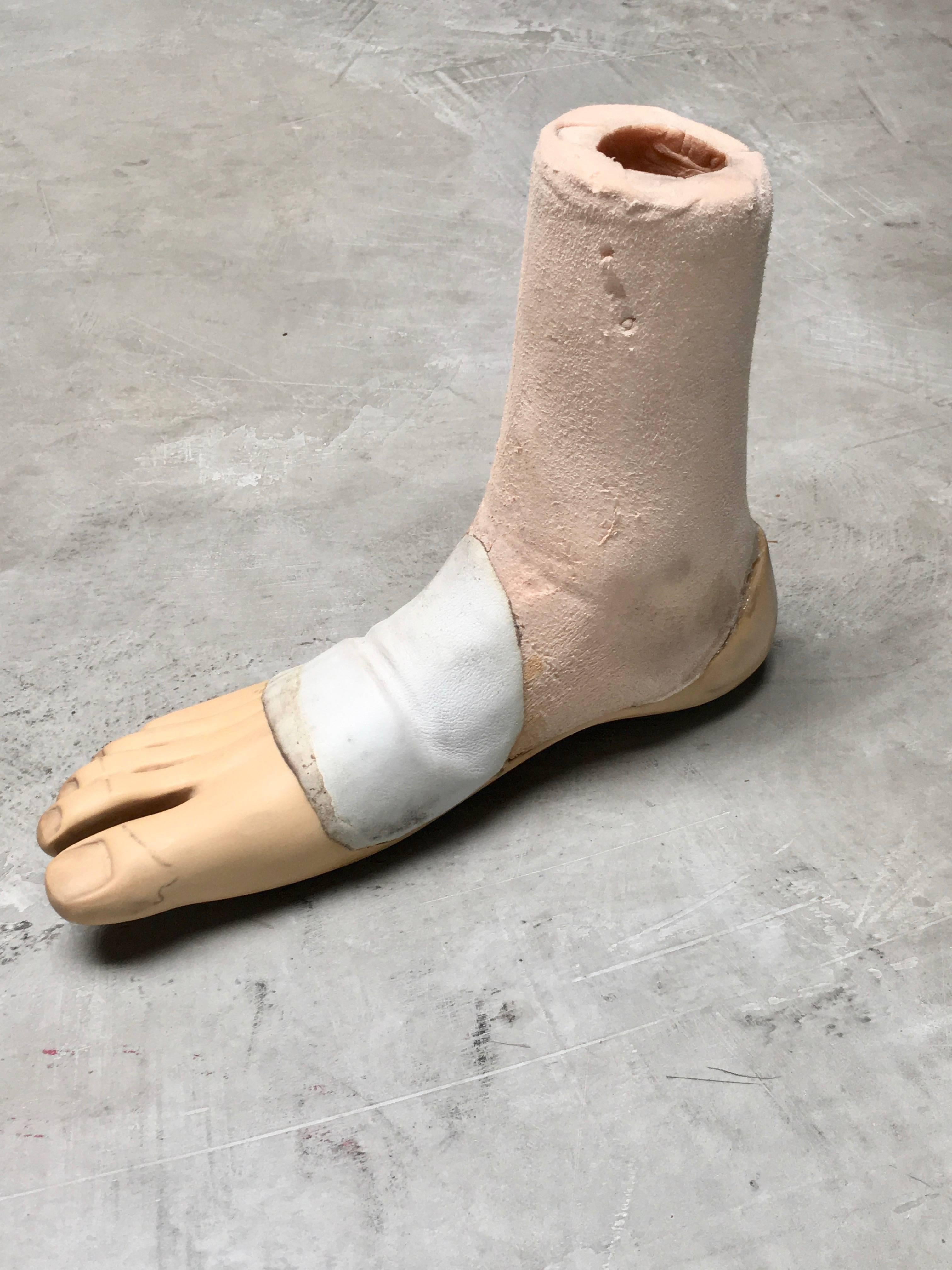 antique prosthetic leg