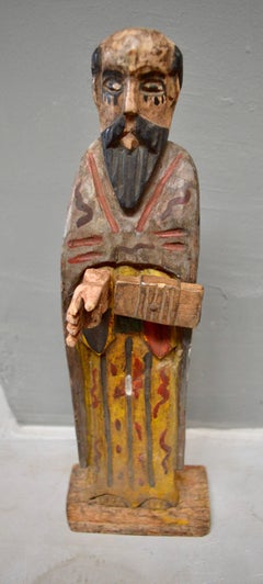 Madera Pintada a Mano Santo de San Antonio