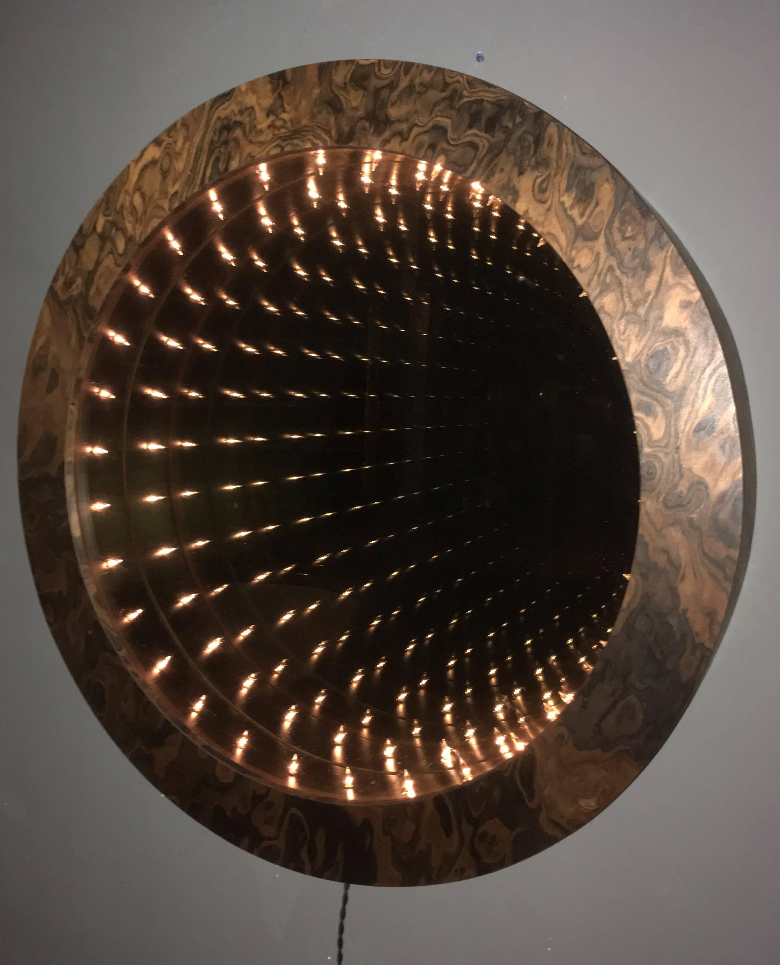 infinity mirror round