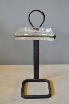 Leather Catchall by Jacques Adnet